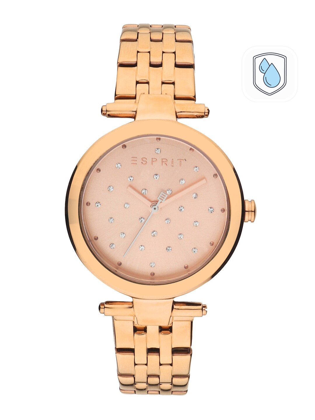 

ESPRIT Women Rose Gold & Rose Gold Analogue Watch ES1L167M0095