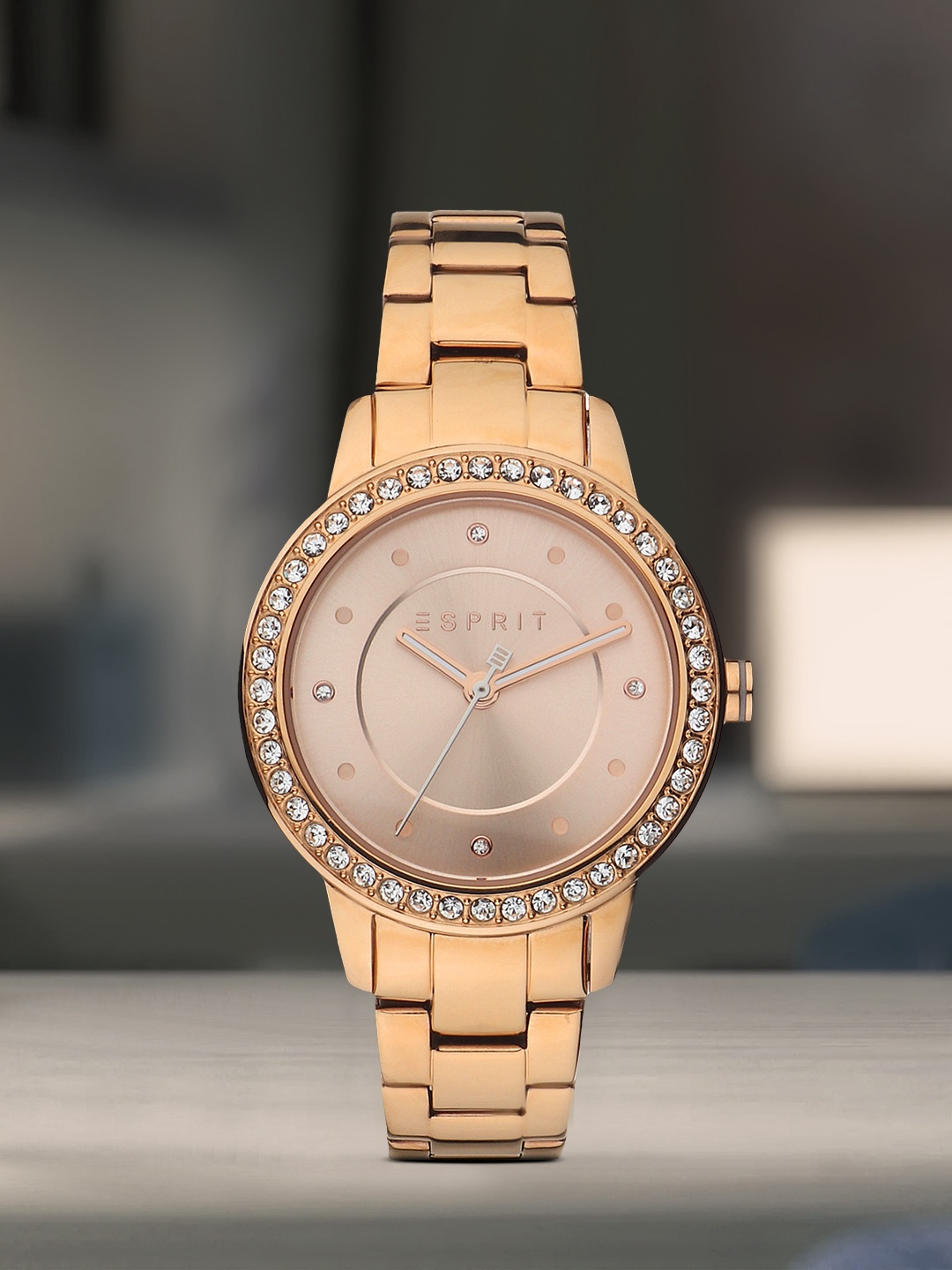 

ESPRIT Women Rose Gold- Toned Analogue Watch ES1L163M0125