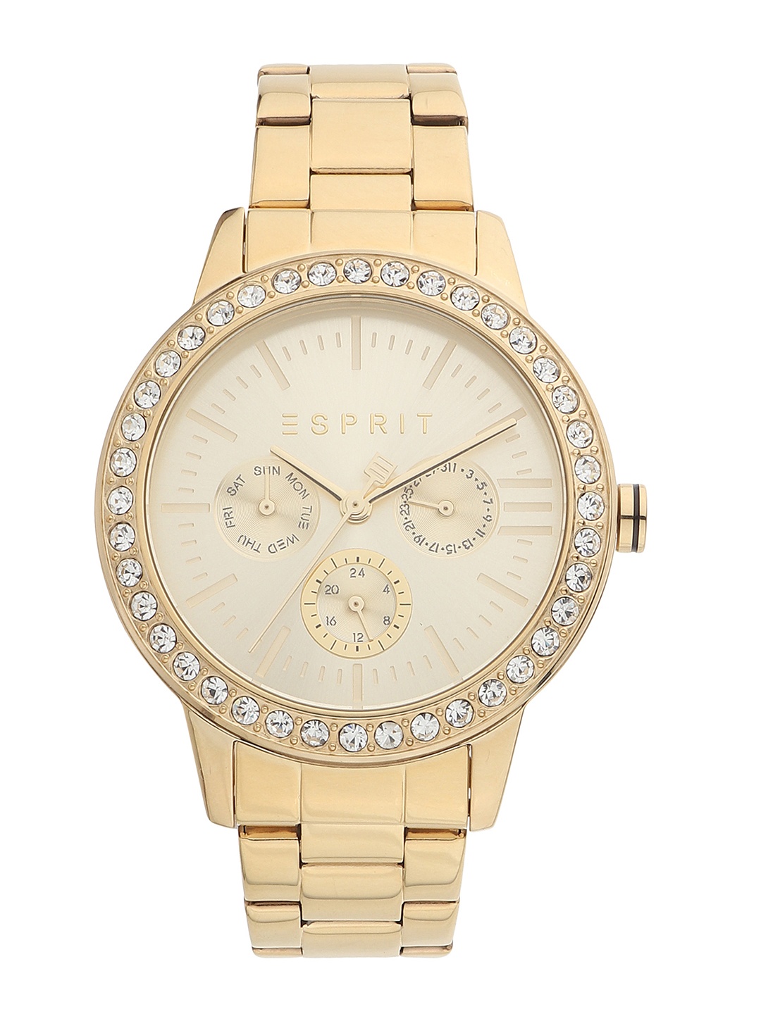 

ESPRIT Women Muted Gold-Toned Solid Analogue Watch ES1L138M0075