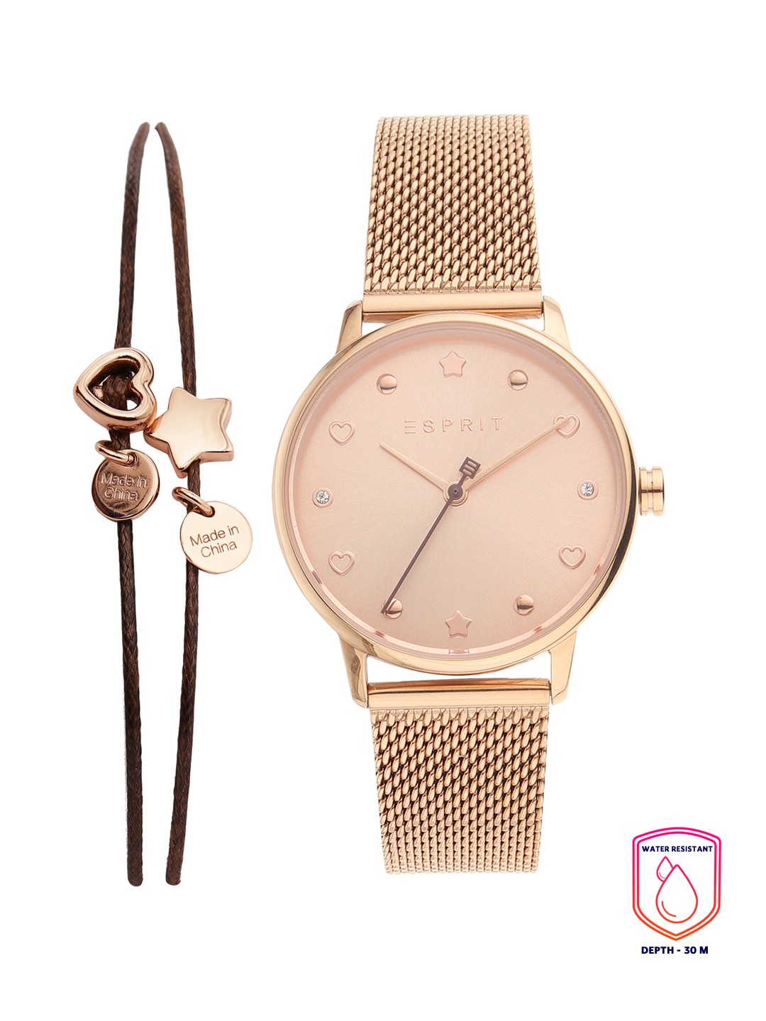 

ESPRIT Women Gold-Toned Analogue Watch ES1L174M0085