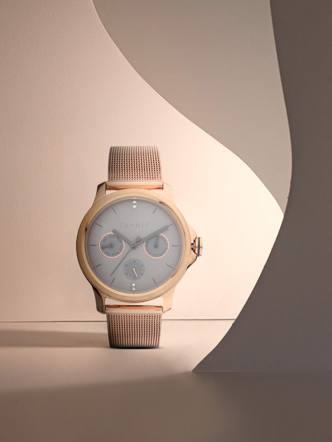 

ESPRIT Women Rose Gold-Toned Analogue Watch ES1L145M0095