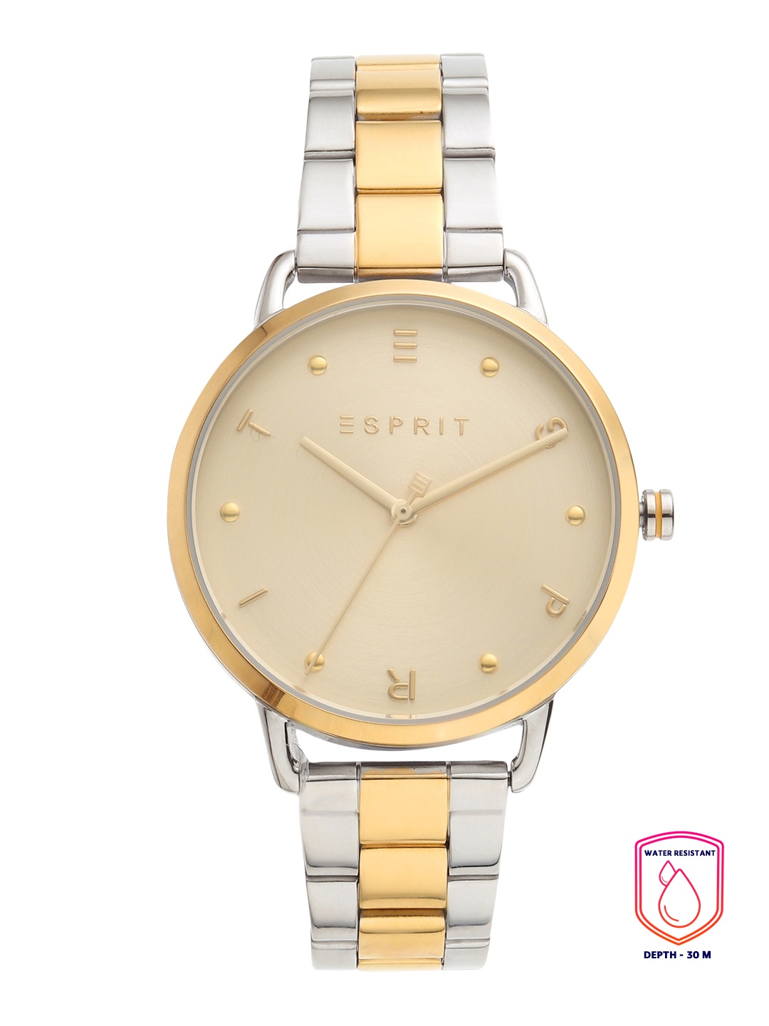 

ESPRIT Women Gold-Toned & Silver-Toned Analogue Watch ES1L173M0095