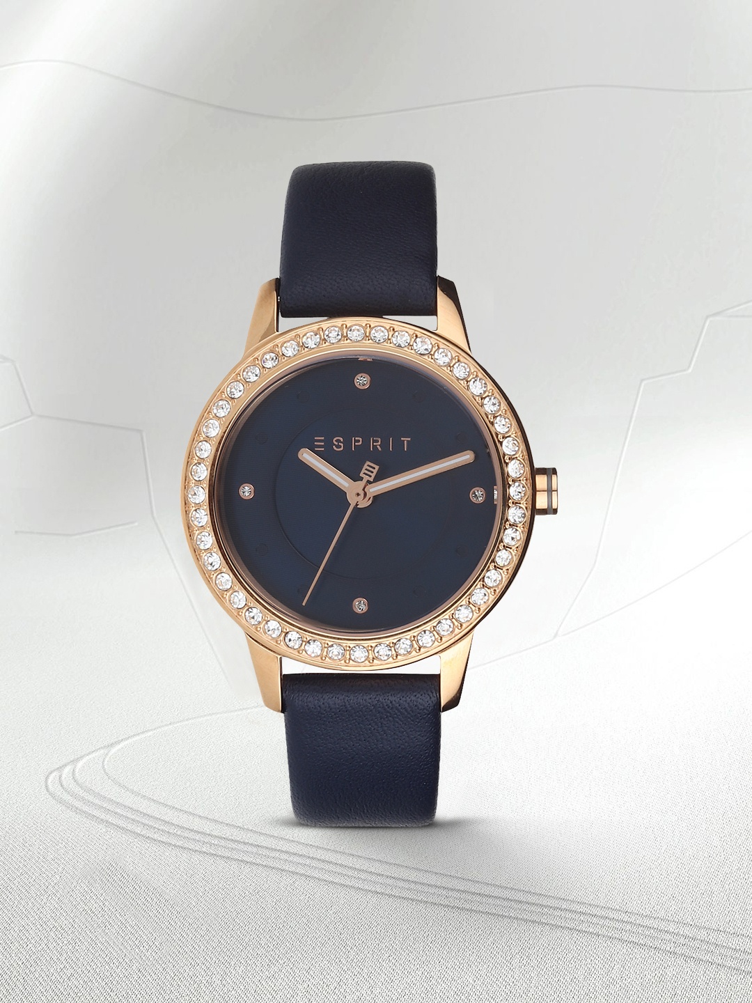 

ESPRIT Women Navy Blue Solid Analogue Watch ES1L163L0055