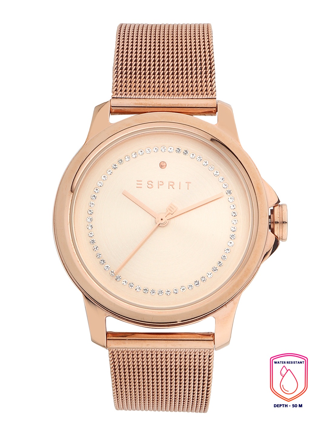

ESPRIT Women Gold-Toned Analogue Watch ES1L147M0095