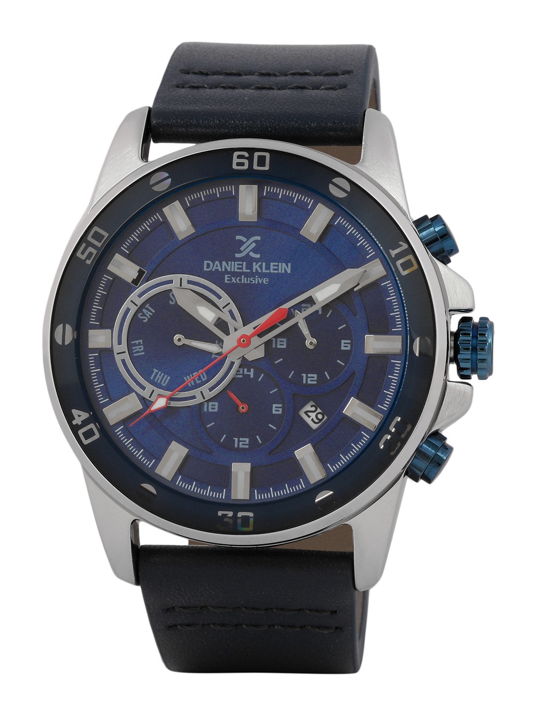 

Daniel Klein Men Navy Blue Analogue Watch DK.1.12448-3