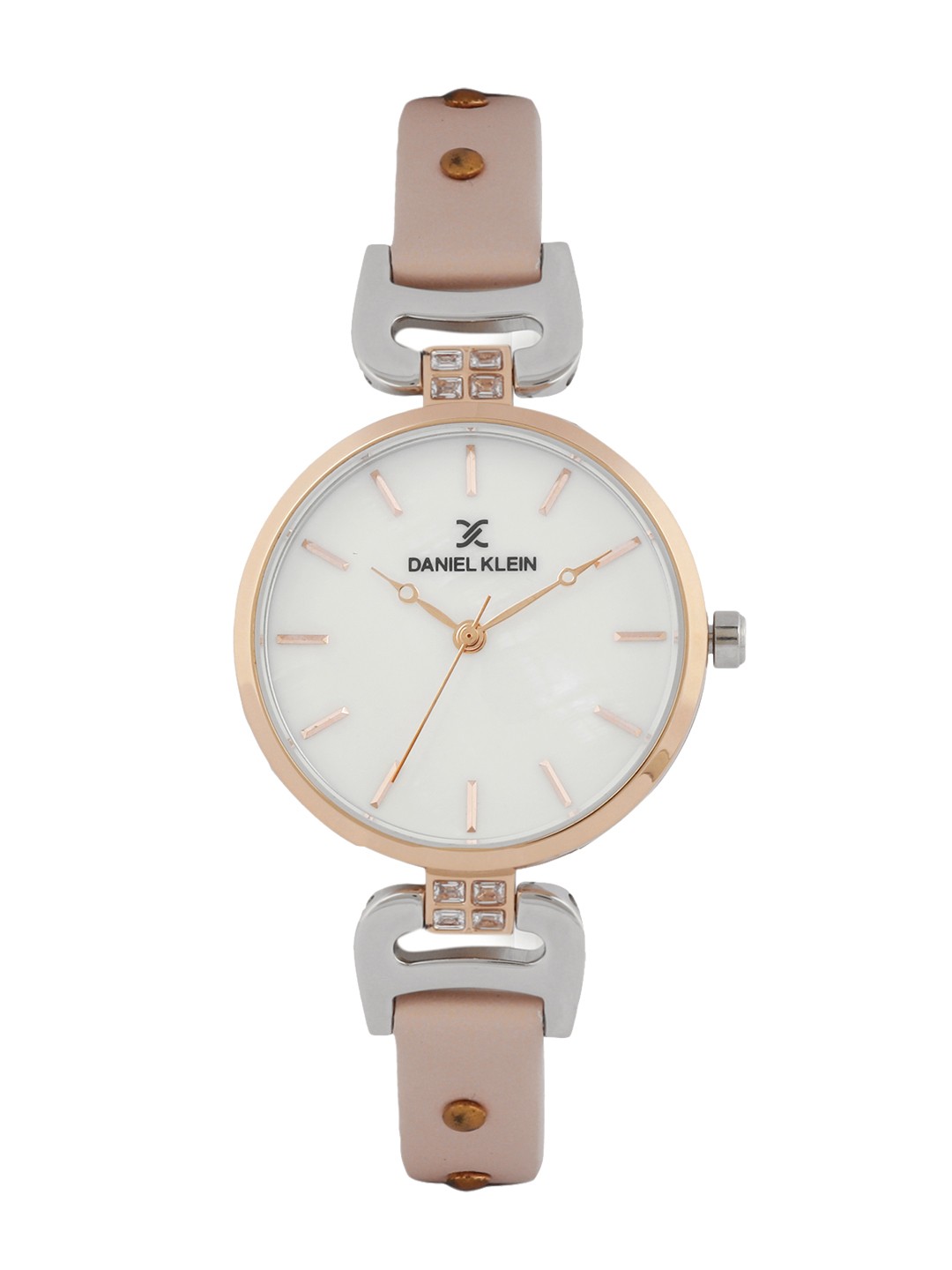 

Daniel Klein Women Off-White Mother of Pearl Analogue Watch DK.1.12445-5