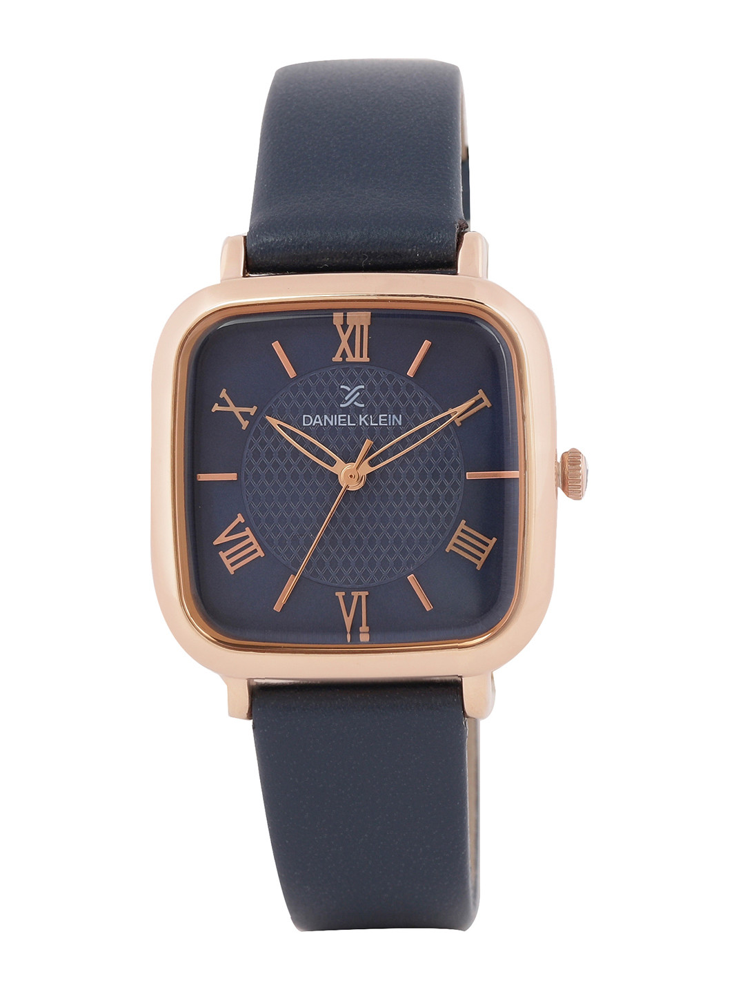 

Daniel Klein Women Navy Blue Textured Analogue Watch DK.1.12430-6