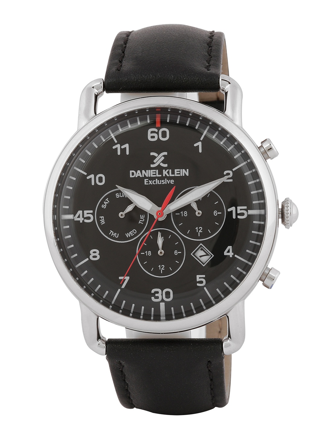 

Daniel Klein Exclusive Men Charcoal Grey Chronograph Watch DK.1.12479-2
