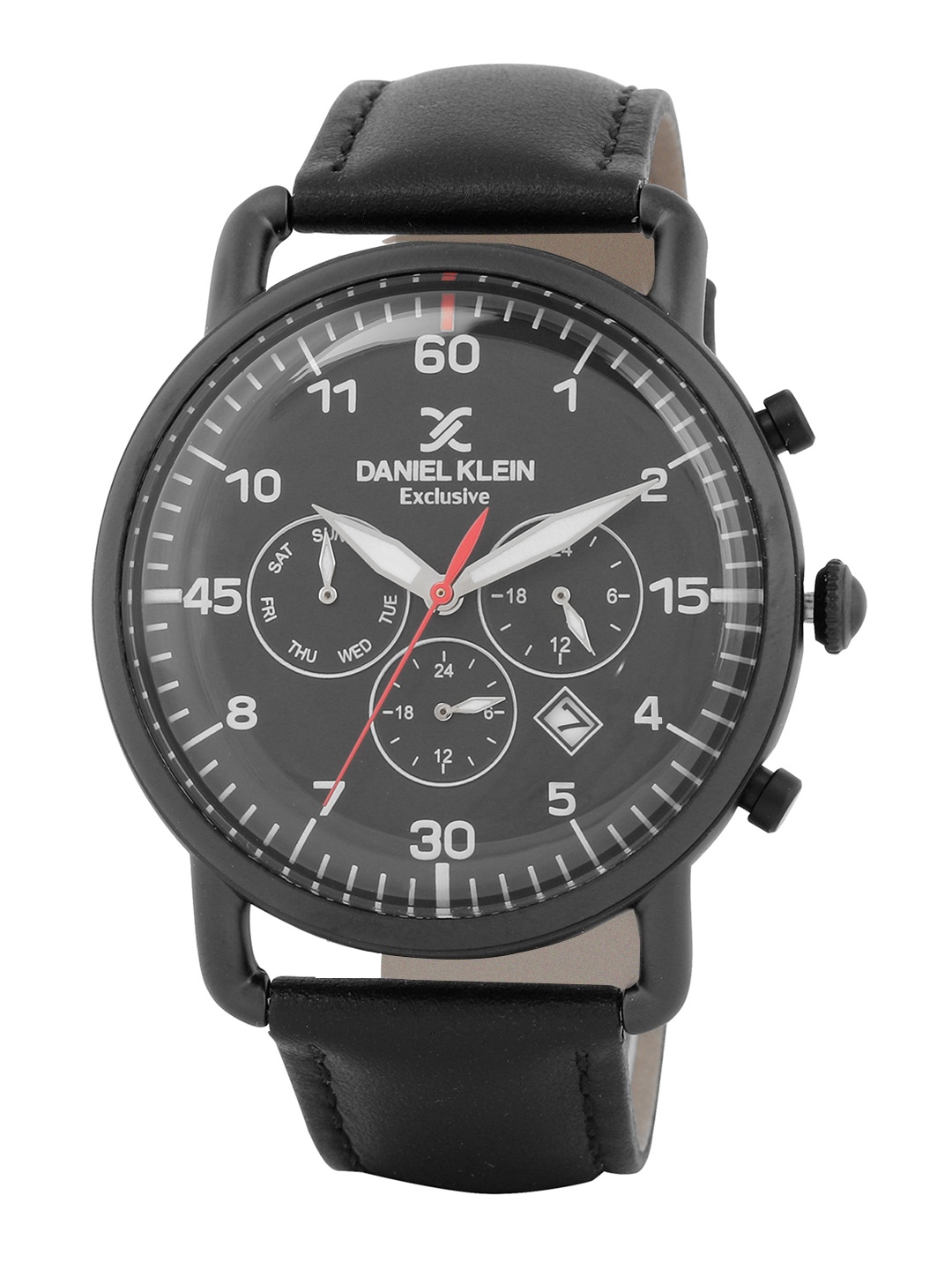 

Daniel Klein Exclusive Men Charcoal Grey Chronograph Watch DK.1.12479-6