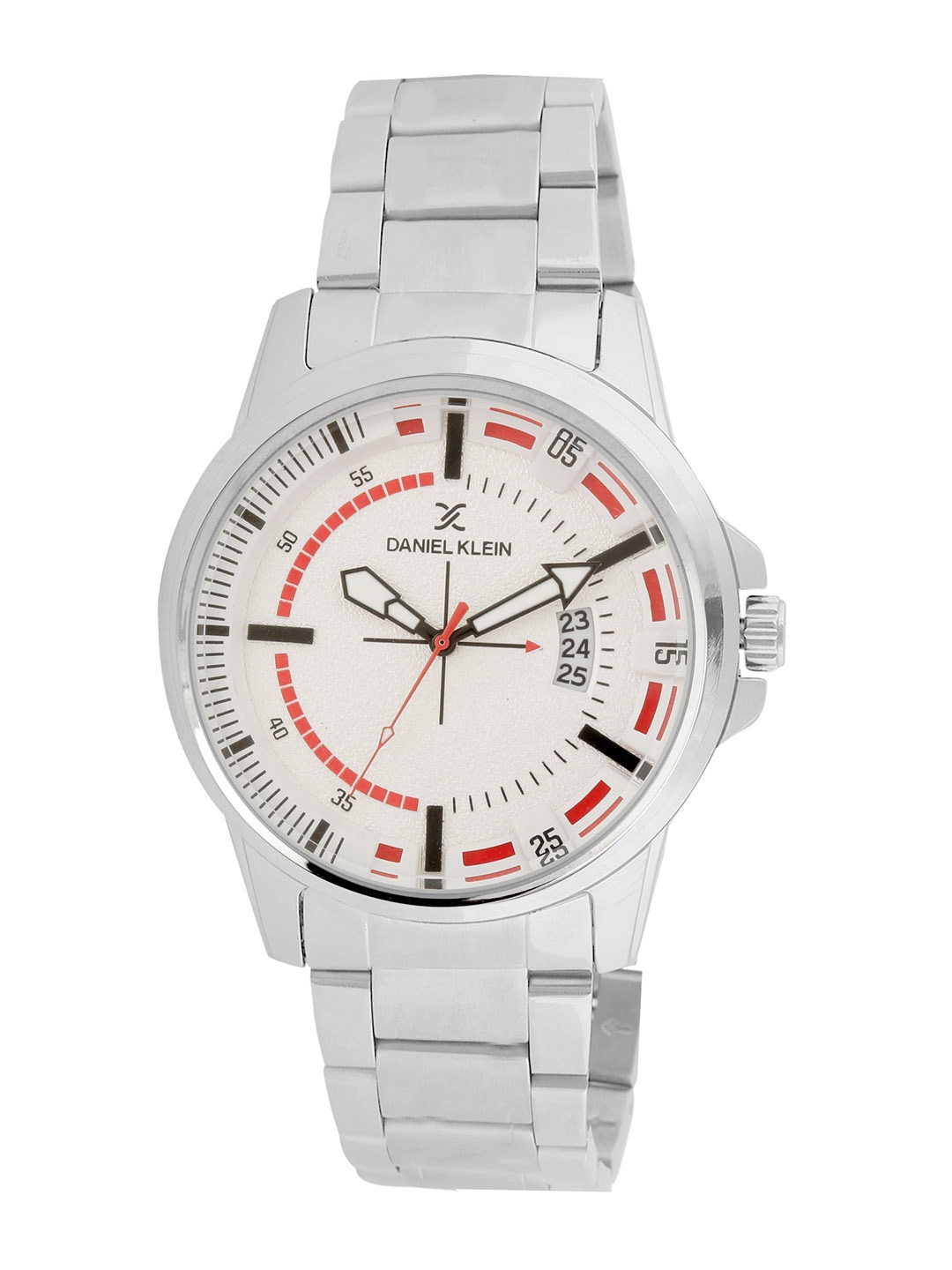 

Daniel Klein Premium Men Silver-Toned Analogue Watch DK.1.12441-1