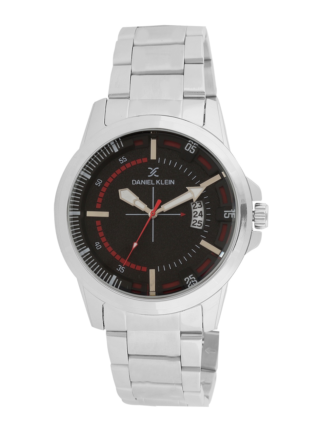 

Daniel Klein Premium Men Gunmetal-Toned Analogue Watch DK.1.12441-2, Metallic