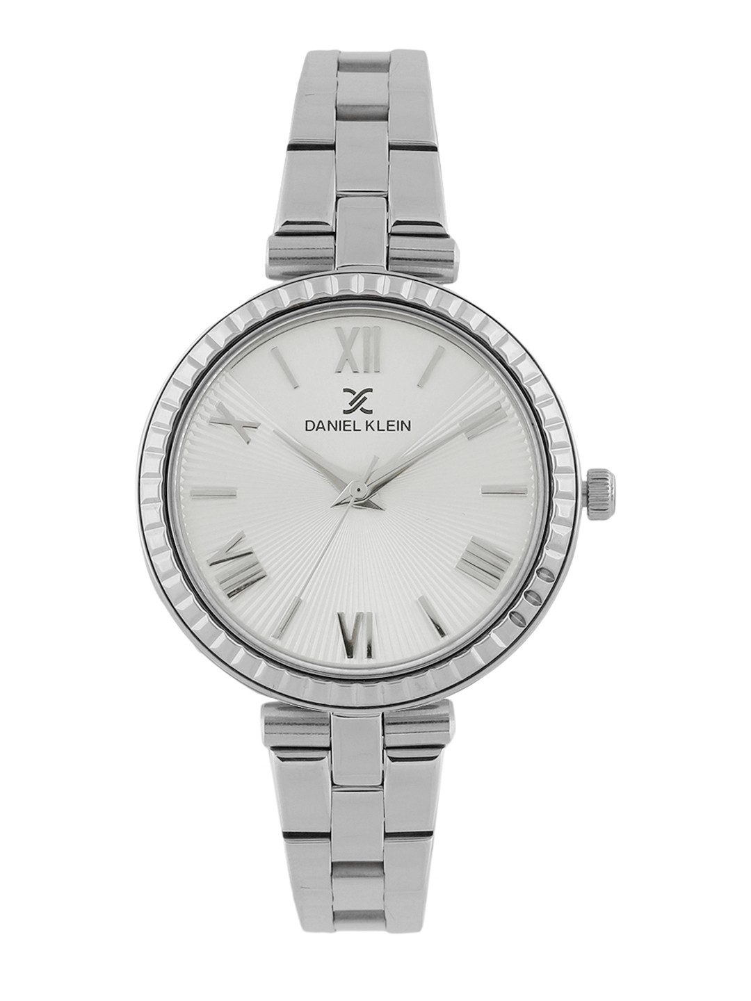 

Daniel Klein Premium Women Silver-Toned Analogue Watch DK.1.12487-1