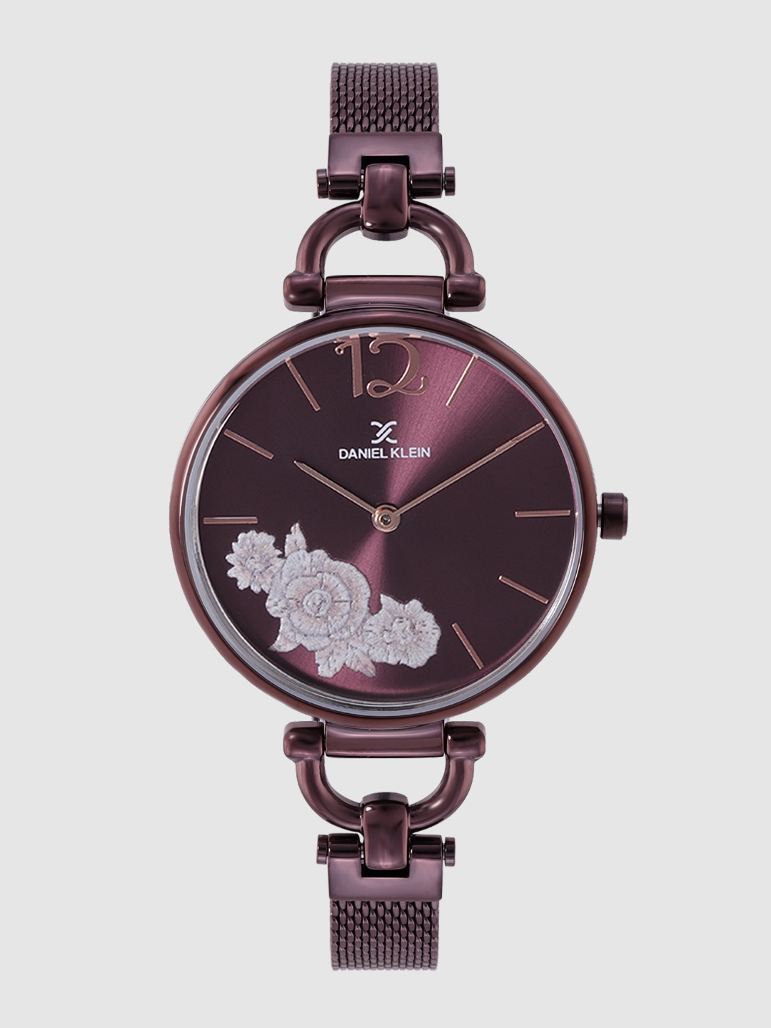 

Daniel Klein Trendy Women Burgundy Analogue Watch DK.1.12416-5