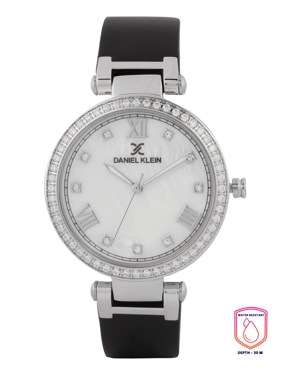

Daniel Klein Women White Mother of Pearl Analogue Watch DK.1.12402-1