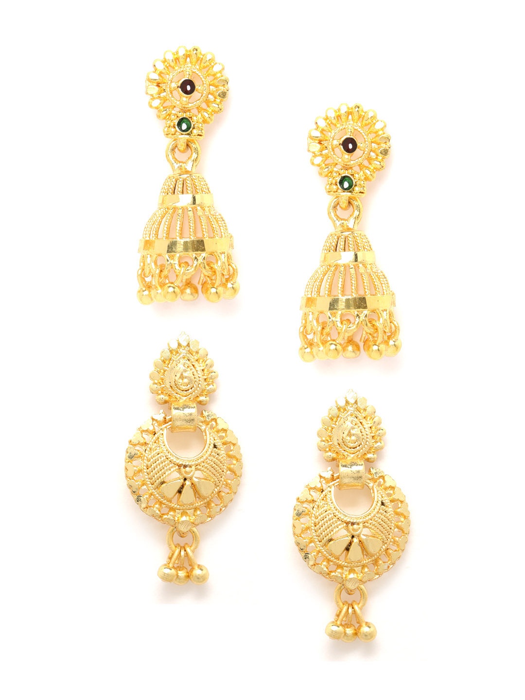 

Anouk Set of 2 Gold-Plated Drop Earrings