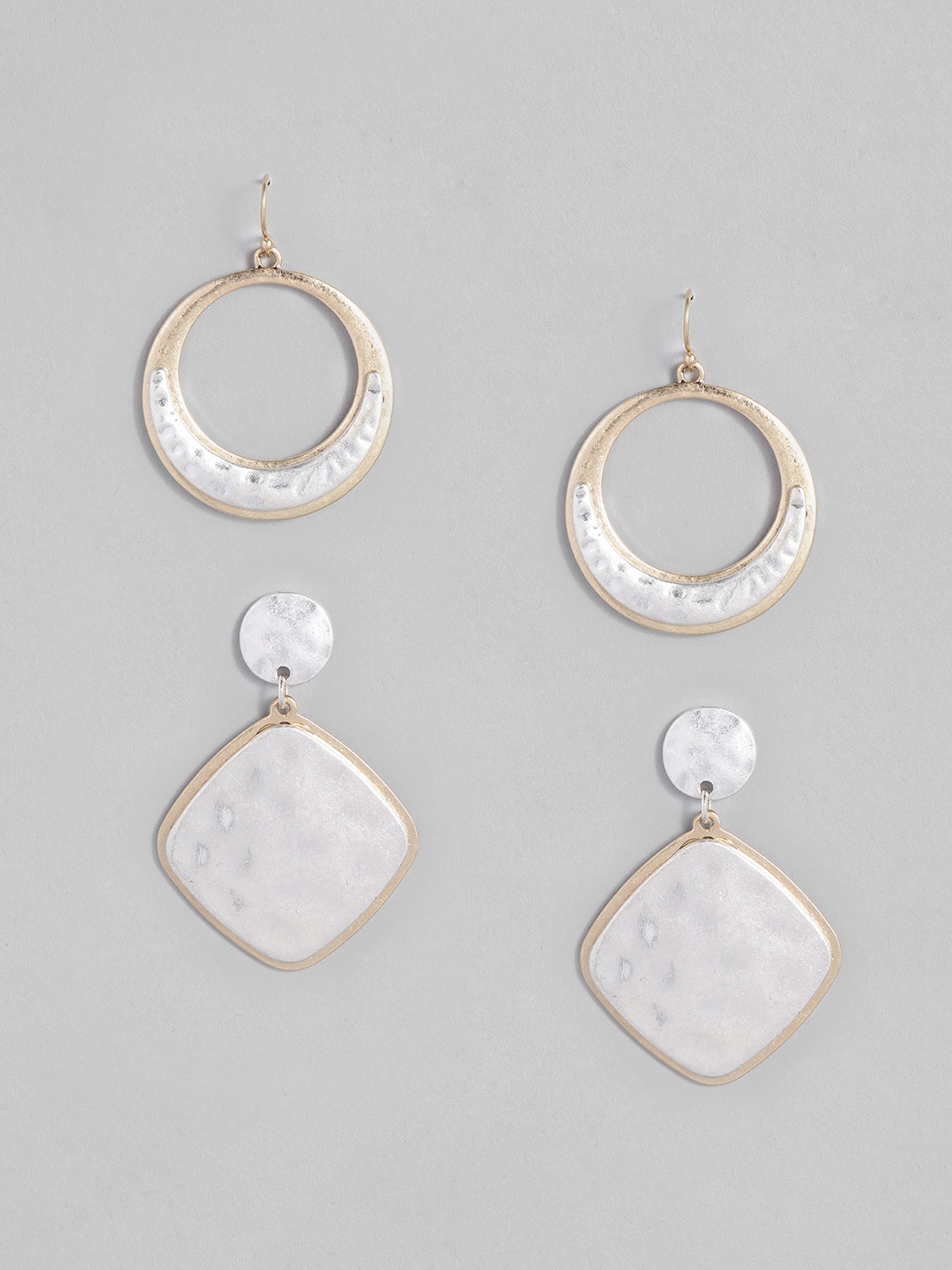 

Anouk Set of 2 Gold-Plated Drop Earrings
