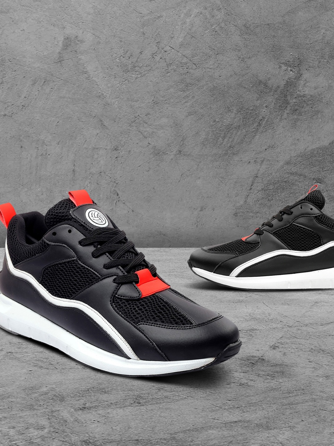 

bacca bucci Men Black Mesh Training or Gym Shoes