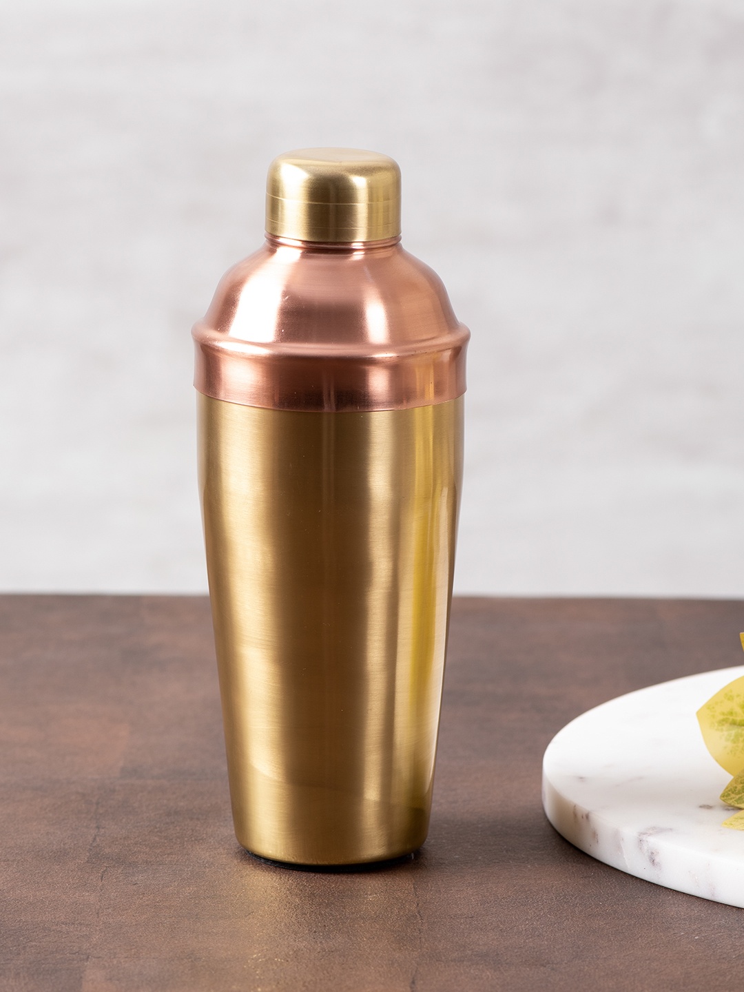 

nestroots Copper-Toned & Gold-Toned Stainless Steel Cocktail Shaker