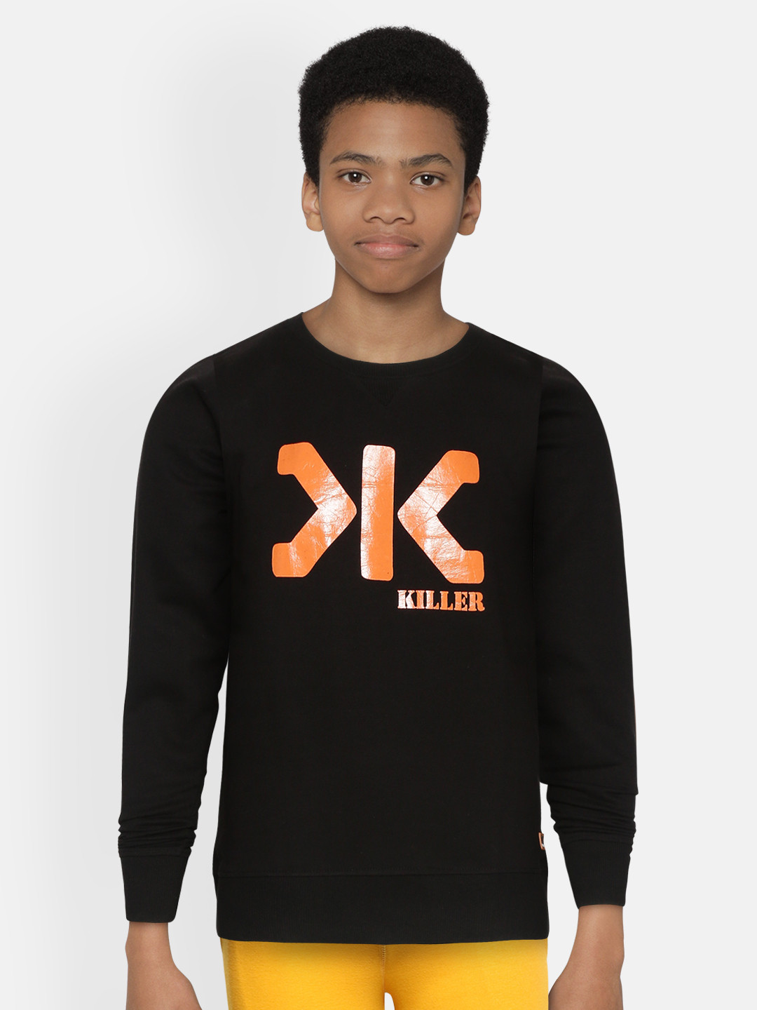 

Killer Boys Black & Orange Brand Logo Print Sweatshirt