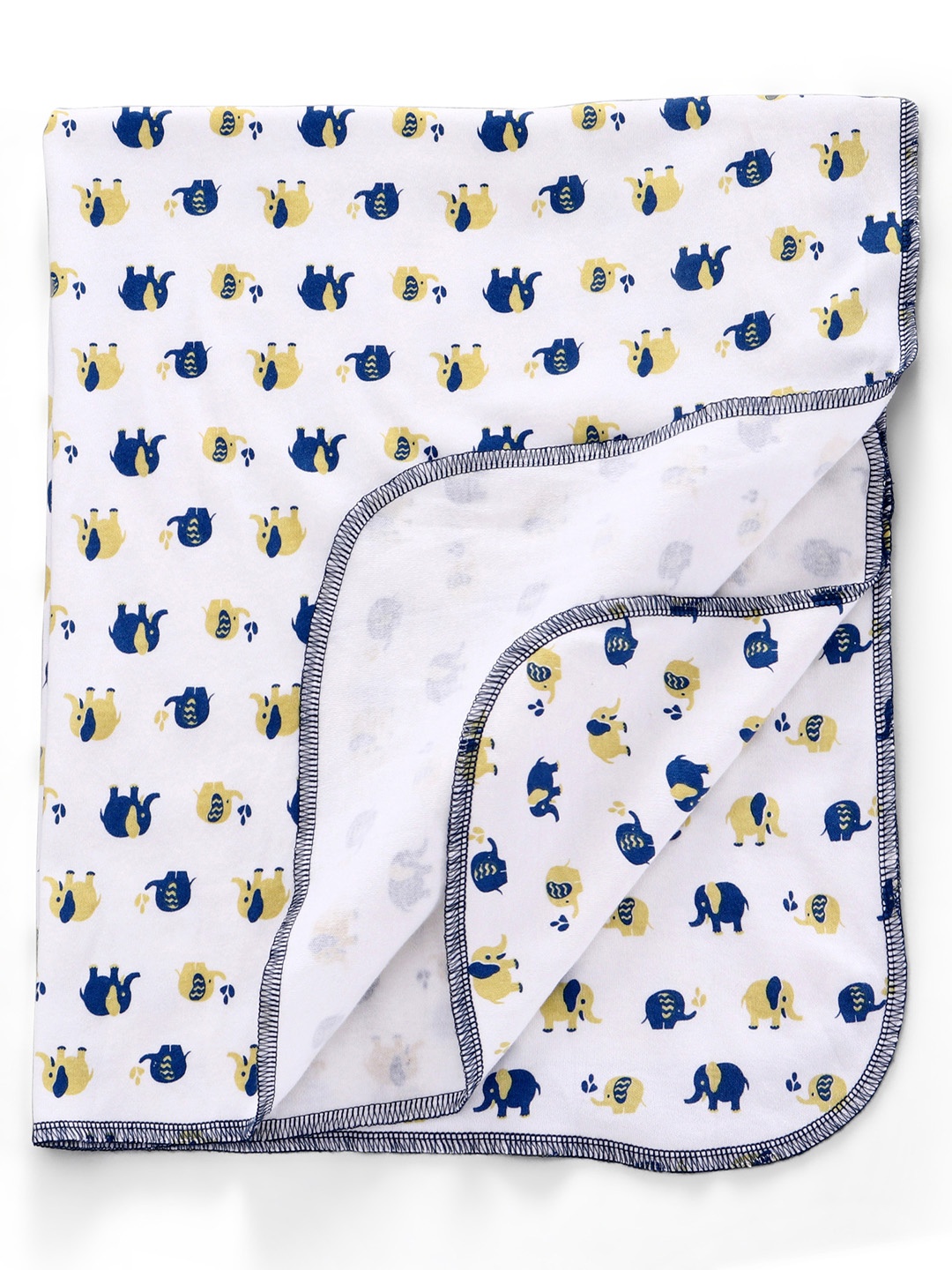 

Nino Bambino 100% Organic Cotton Blanket For Babies, White