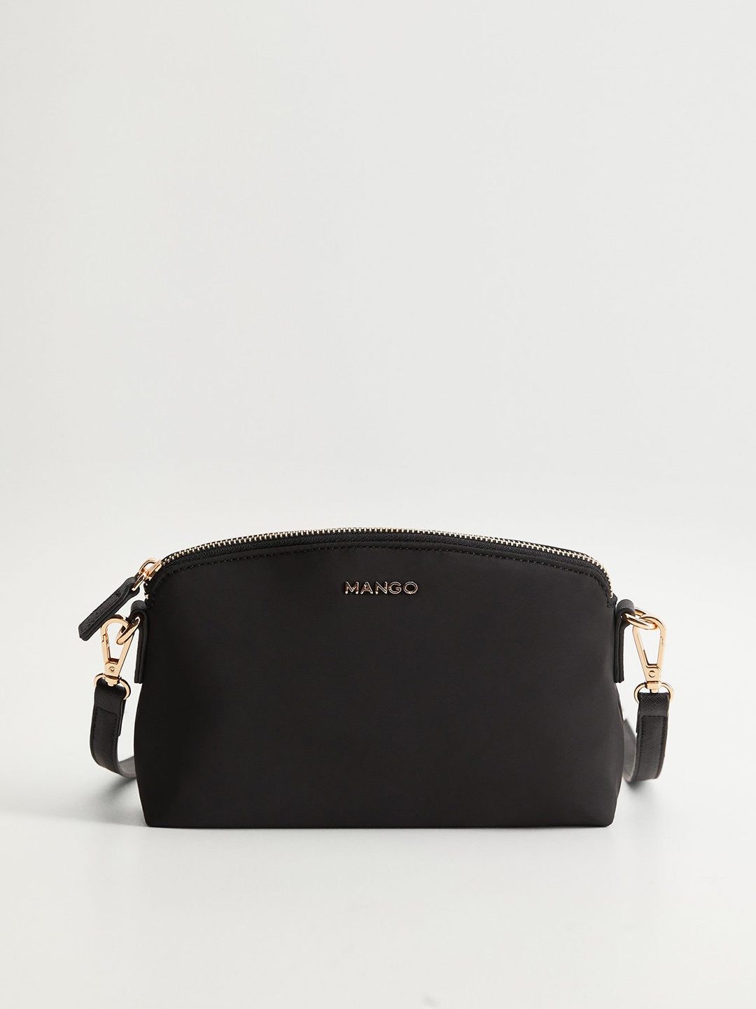 

MANGO Black Solid Sling Bag