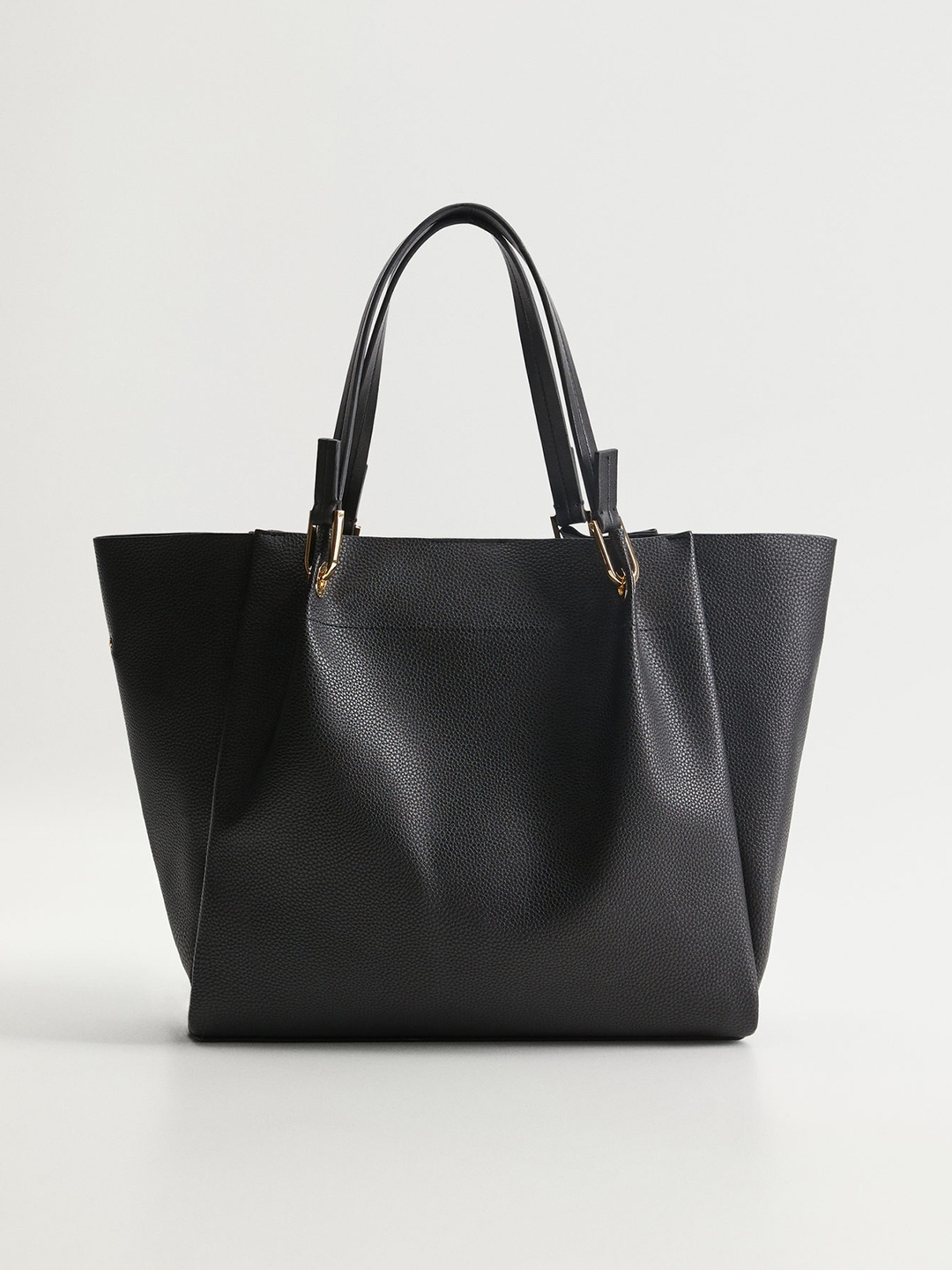 

MANGO Black Solid Shoulder Bag