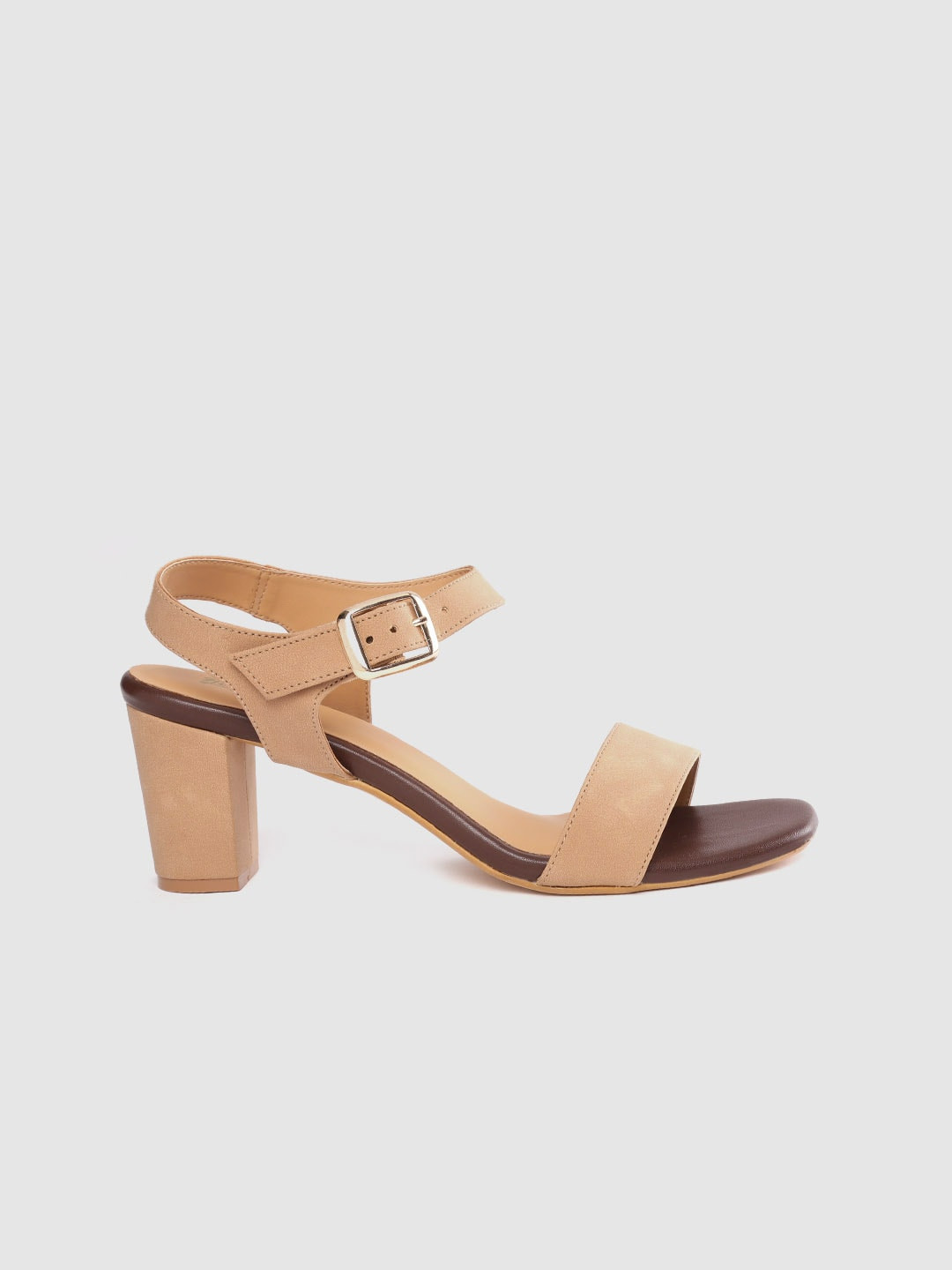 

Roadster Women Beige Solid Block Heels