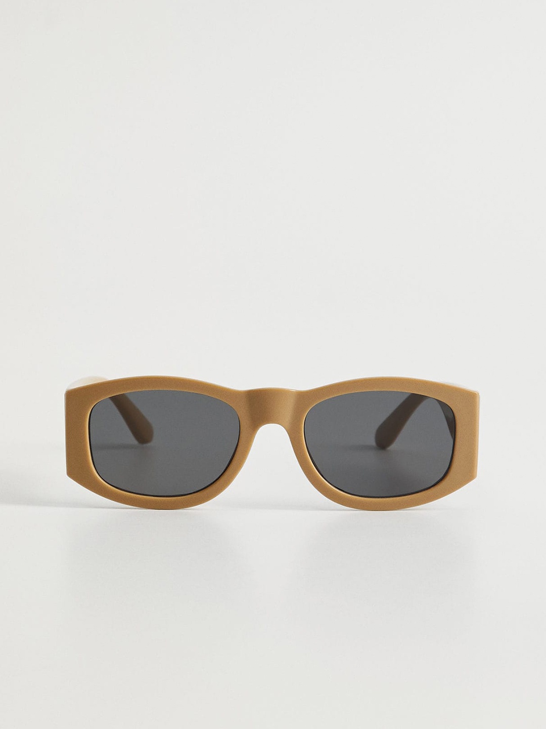 

MANGO Women Black Lens & Brown Sunglasses with UV Protected Lens 77013260