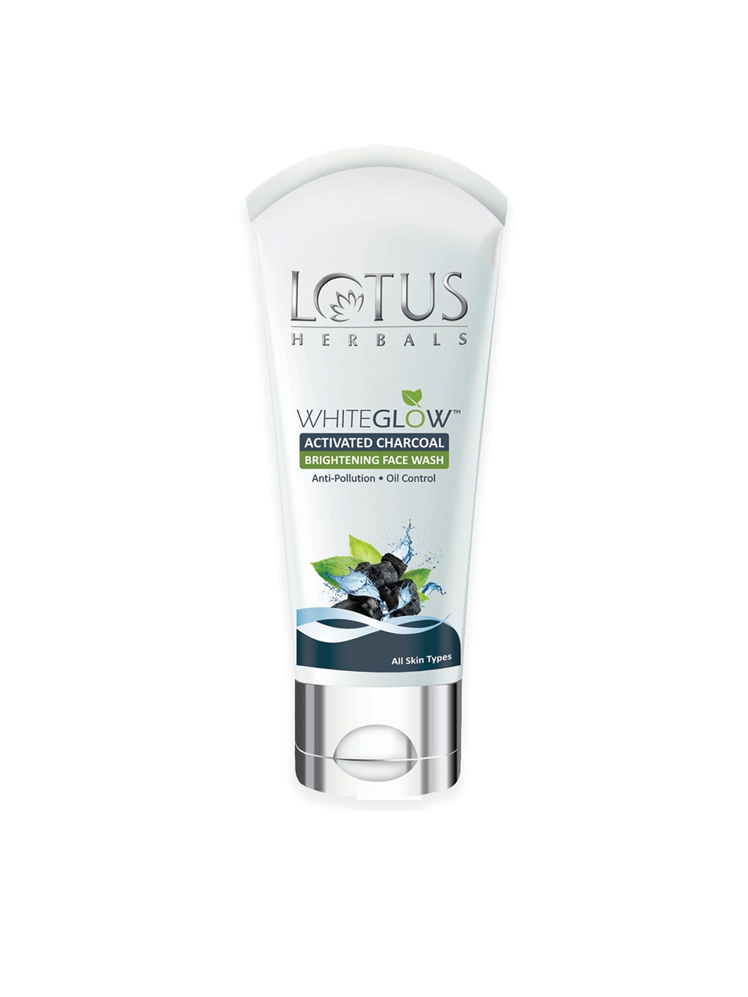 

Lotus Herbals White Glow Activated Charcoal Brightening Facewash, Transparent