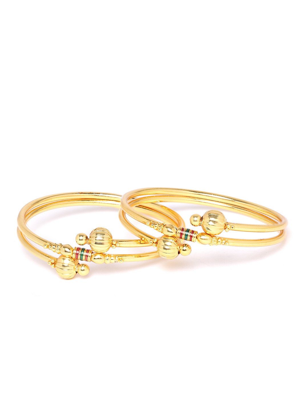 

YouBella Set of 2 Gold-Plated Bangles