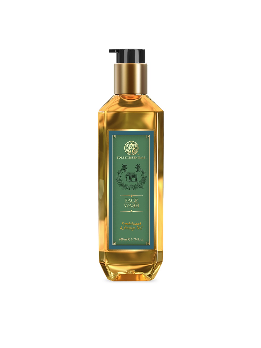 

Forest Essentials Ayurvedic Facial Cleanser Sandalwood & Orange Peel - 200ml, Green