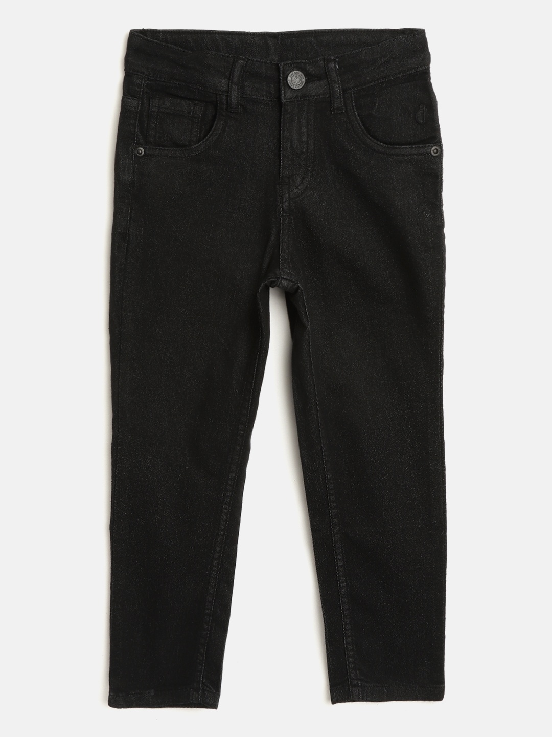 

Gini and Jony Boys Black Regular Fit Mid-Rise Clean Look Jeans