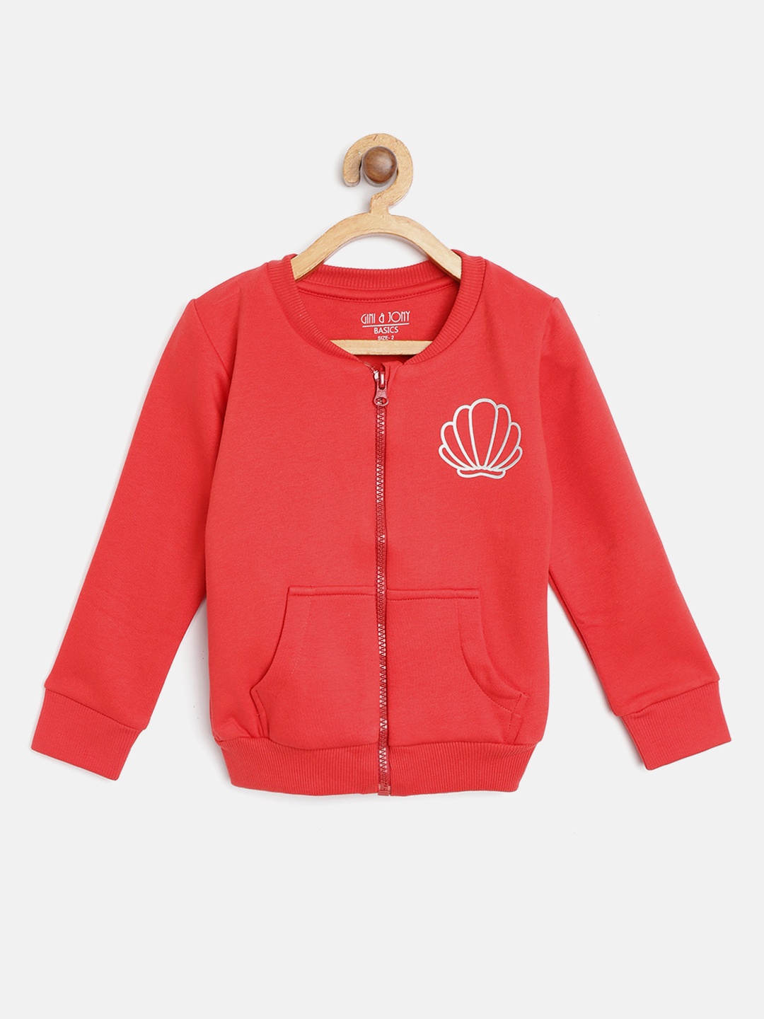 

Gini and Jony Girls Red & Silver Printed Back Sweatshirt