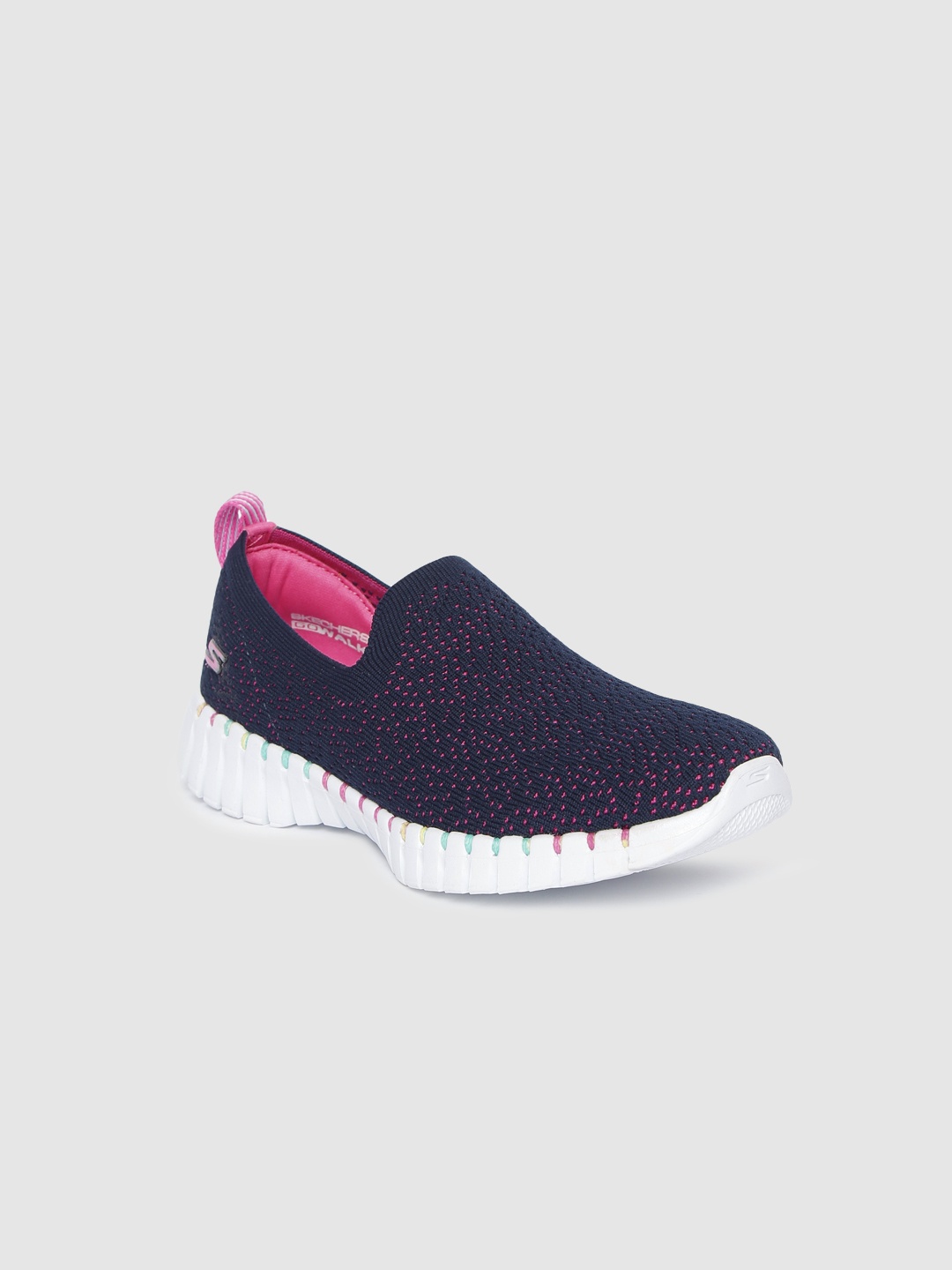 

Skechers Girls Navy Blue GLORY Slip-On Sneakers