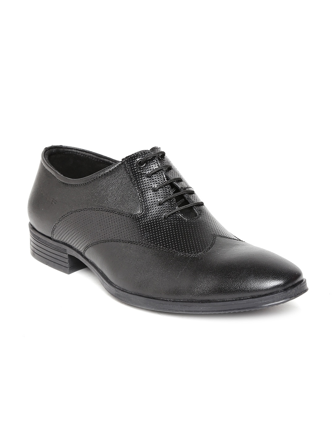 

Red Chief Men Black Leather Formal Shoes