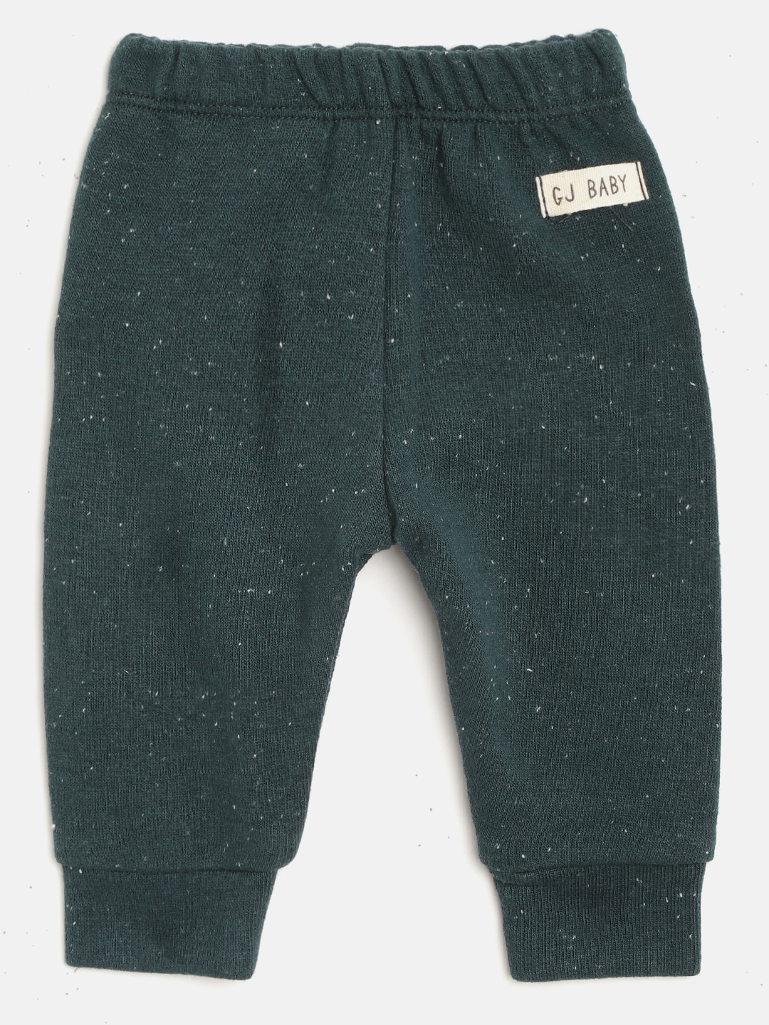 

Gini and Jony Girls Green Solid Joggers