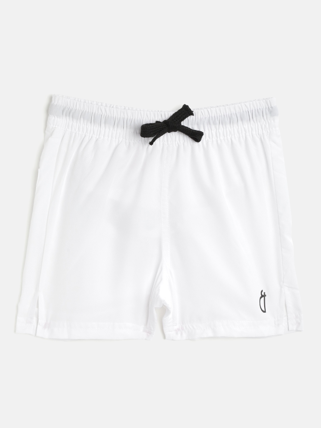 

Gini and Jony Boys White Solid Regular Fit Sports Shorts
