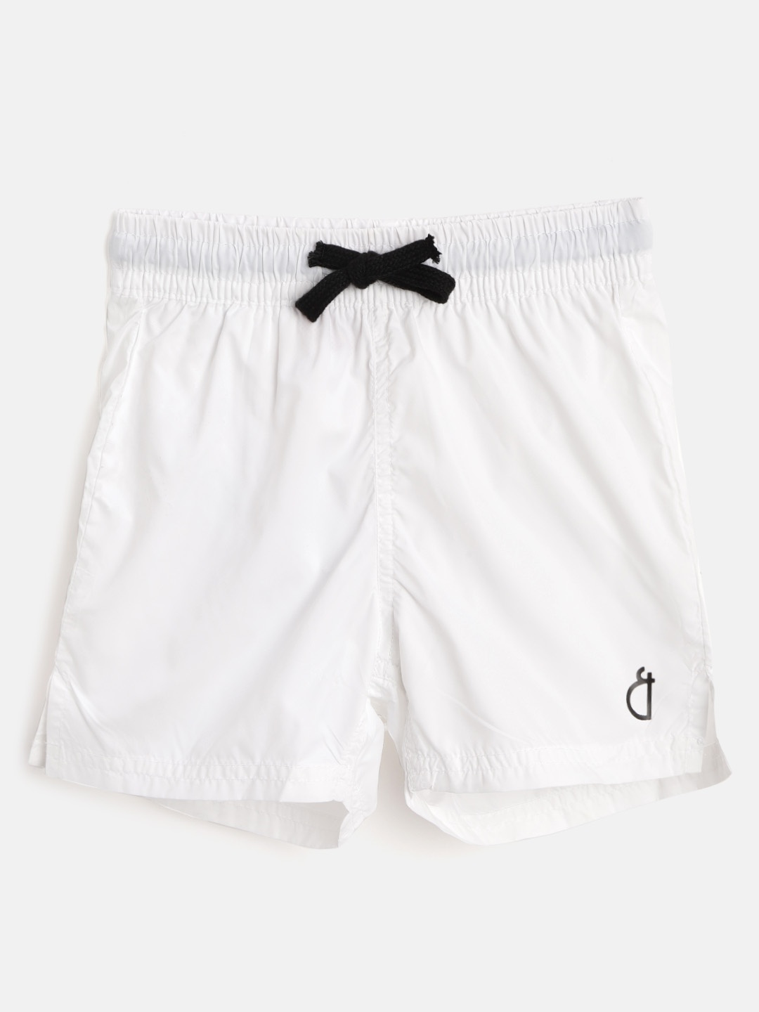 

Gini and Jony Boys White Solid Regular Fit Sports Shorts