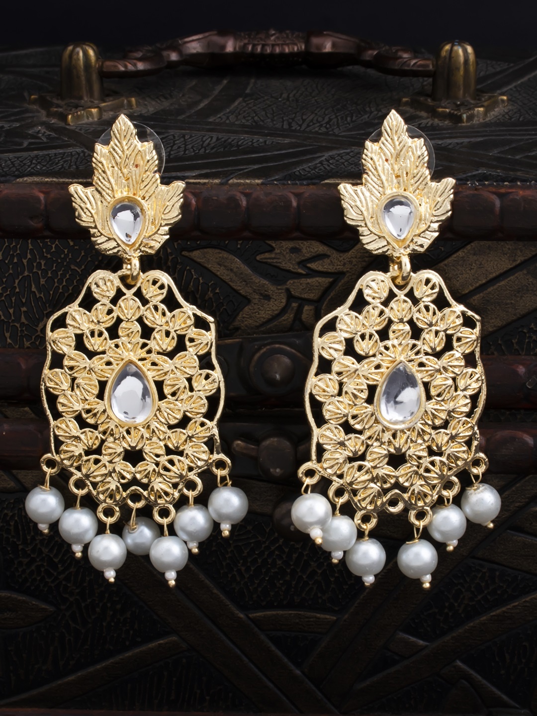 

Sukkhi Gold-Plated Classic Drop Earrings