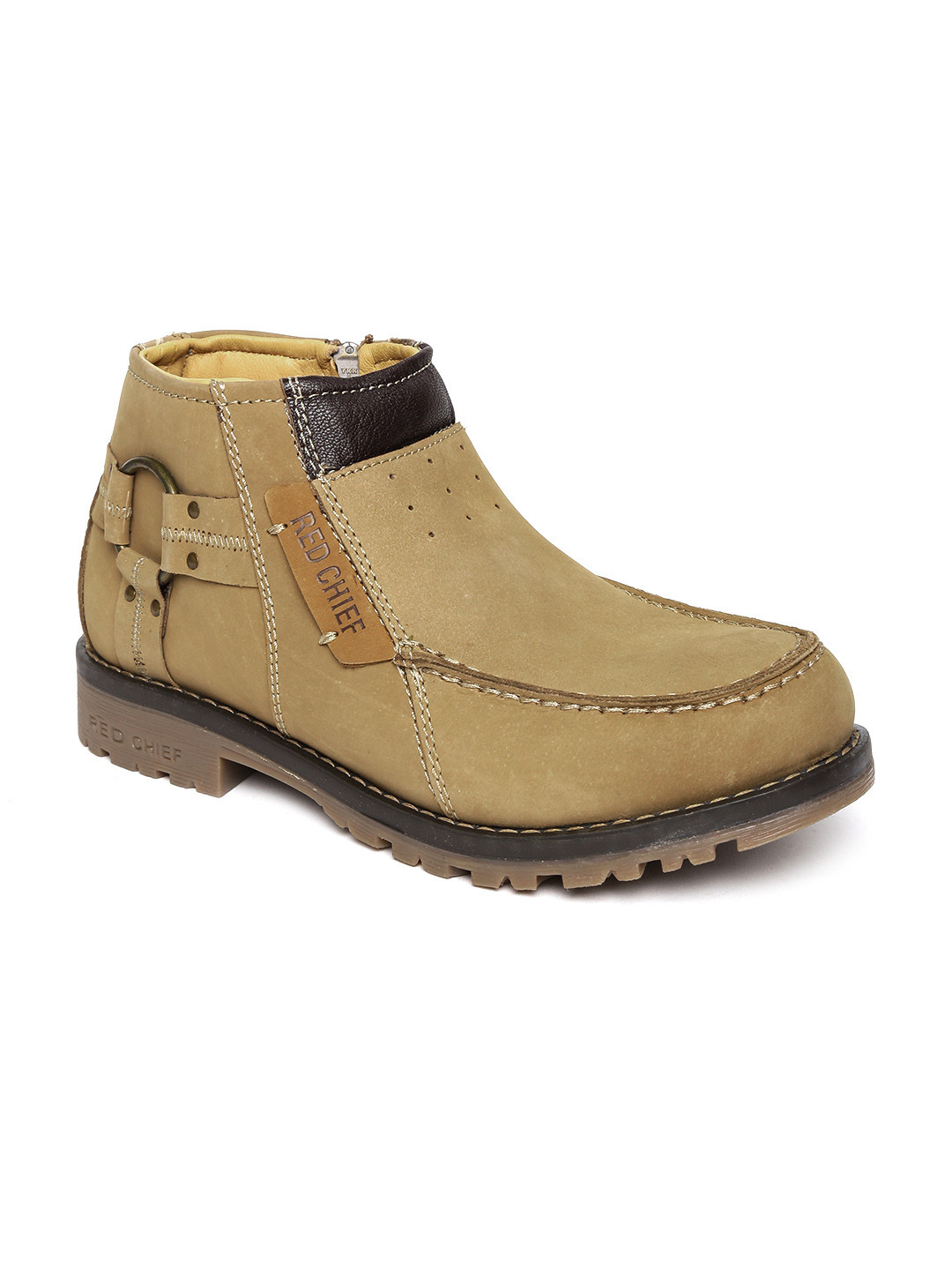 

Red Chief Men Brown Leather Casual Shoes