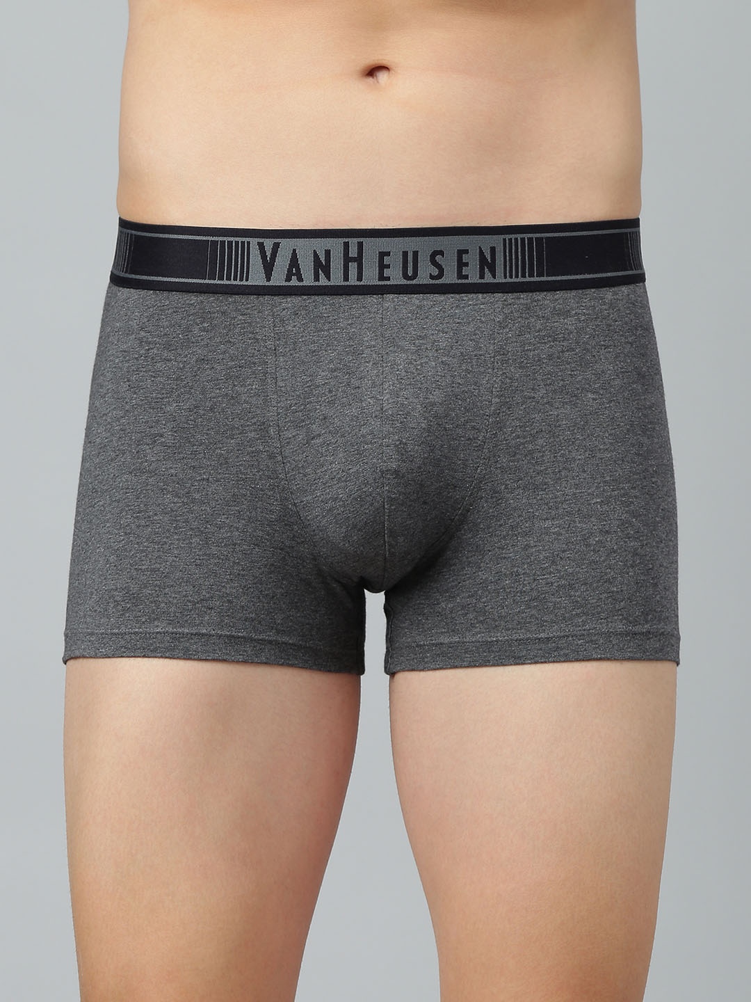 

Van Heusen Men Colour Fresh No Ride-Up Trunks IHETR1CCM10050, Grey