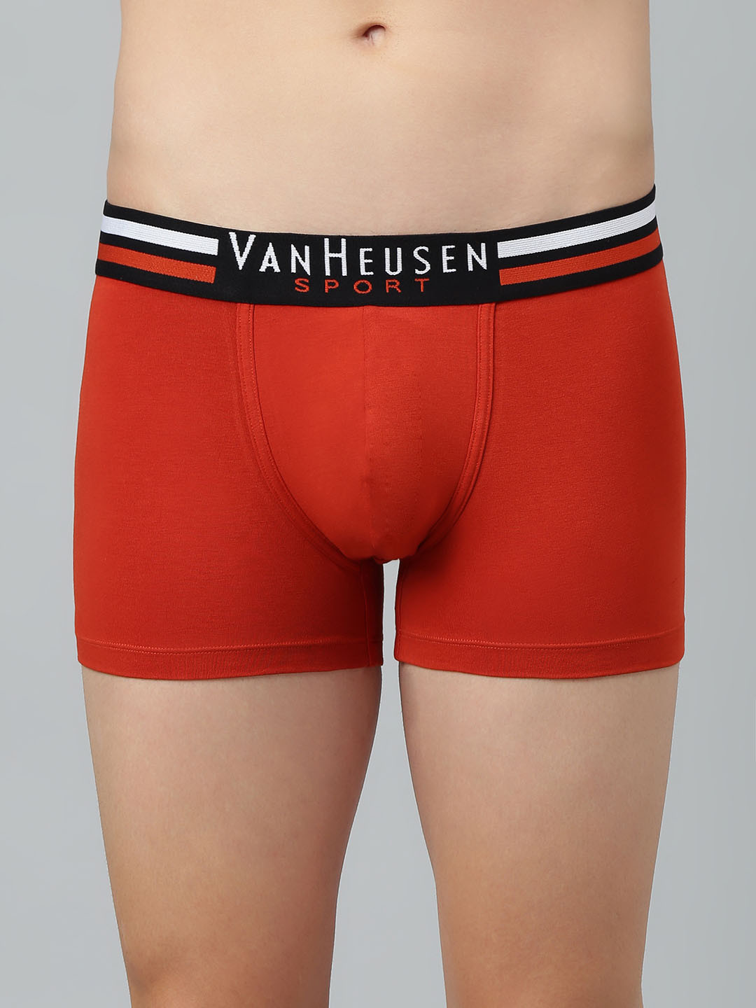 

Van Heusen Men Plush Back Ultra Soft Trunks, Orange