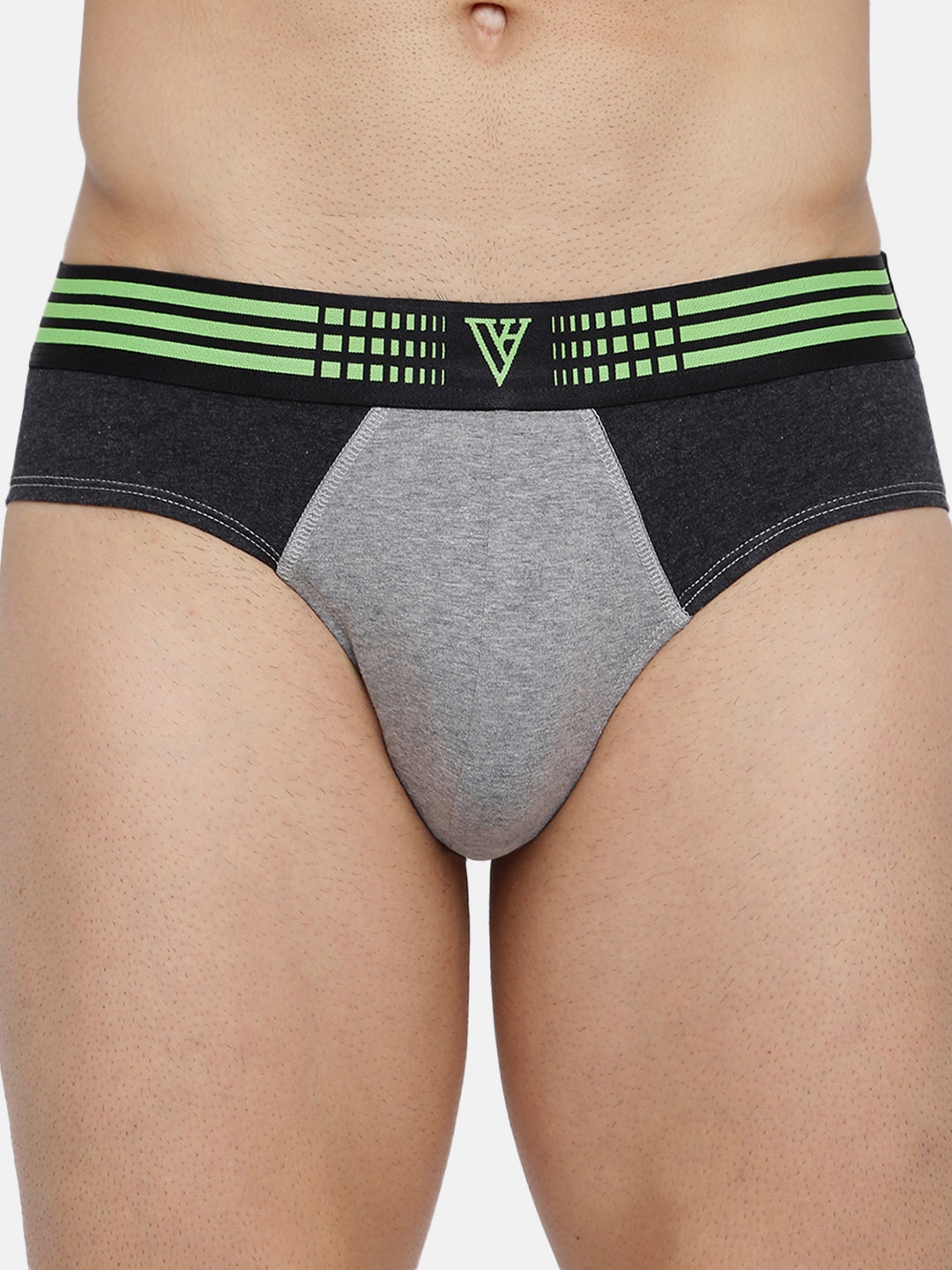 

Van Heusen Men Solid Anti Bacterial Colour Fresh Brief, Grey