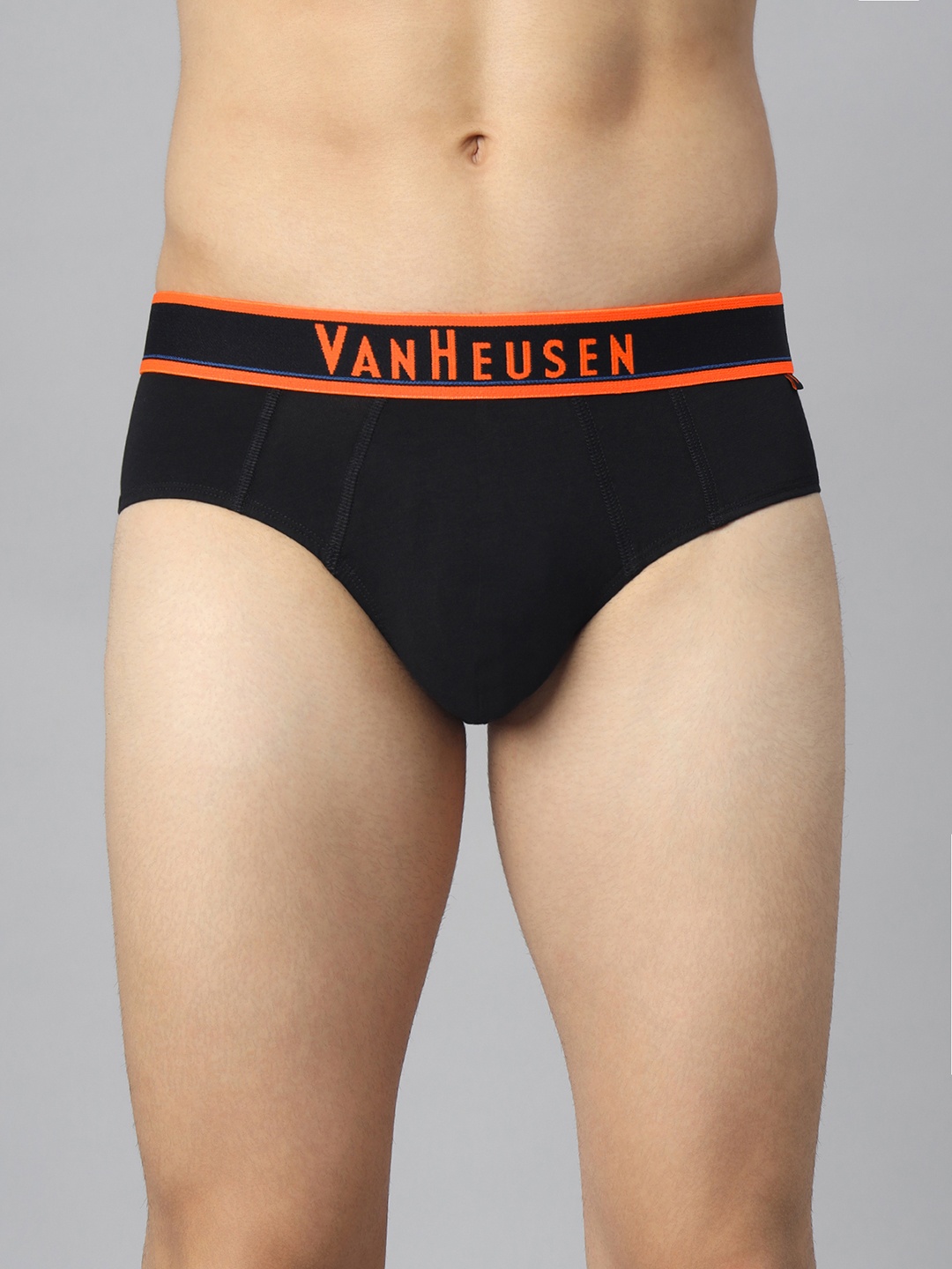 

Van Heusen Men Colour Fresh Neon Ultra Soft Briefs IHEBR1CBKN10023, Black