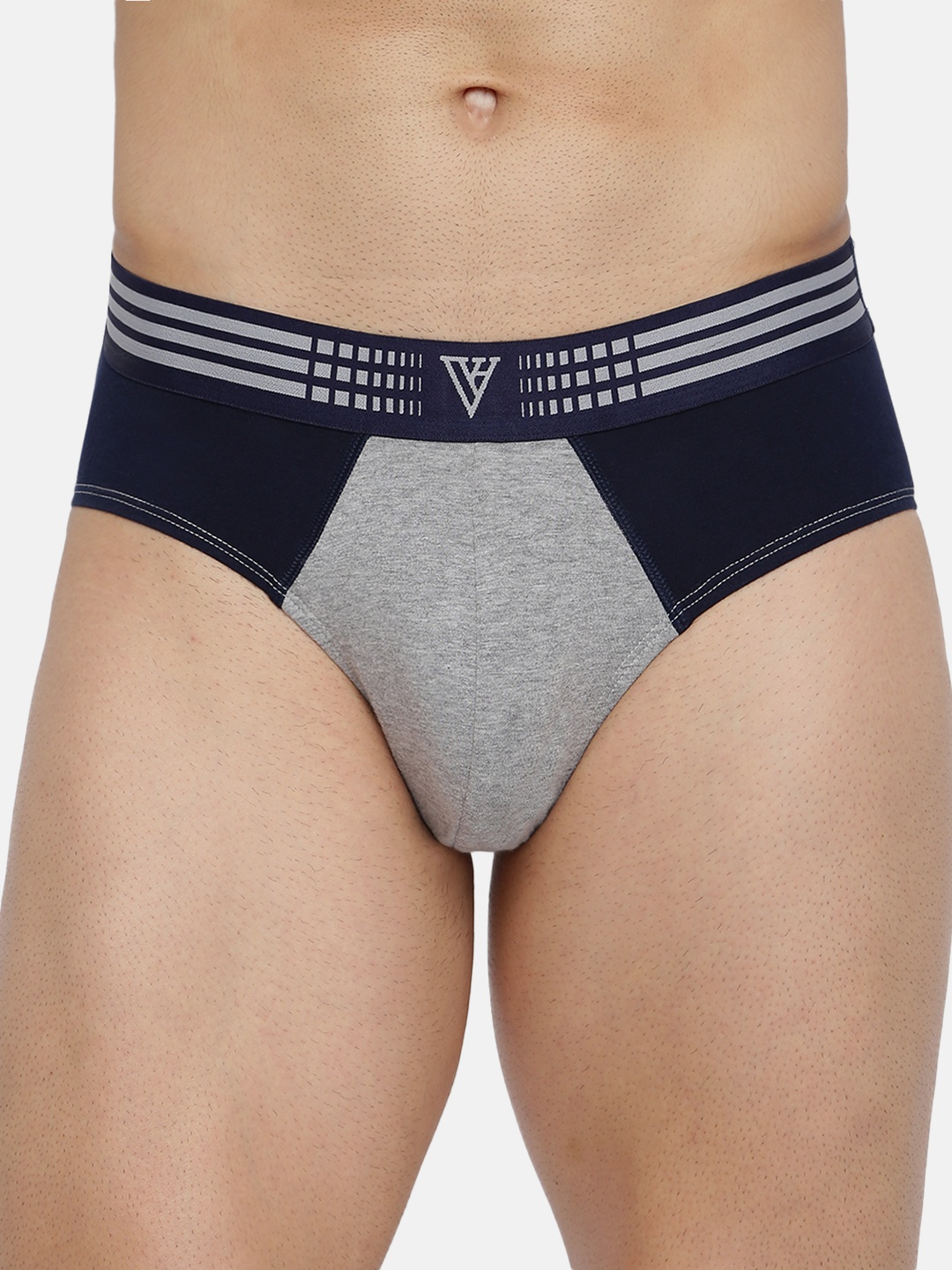 

Van Heusen Men Solid Anti Bacterial Colour Fresh Brief, Grey