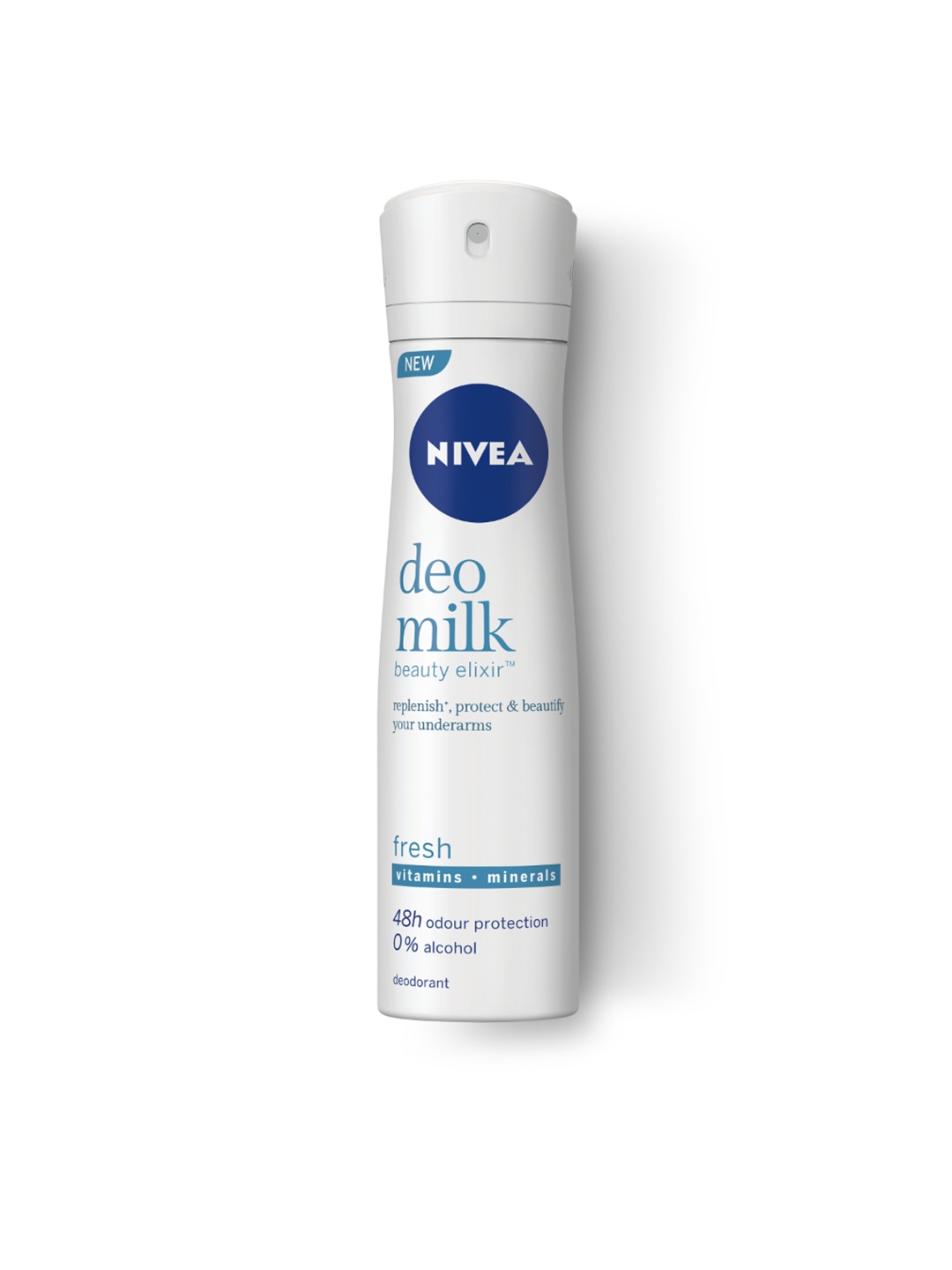 

Nivea Women Milk Beauty Elixir Fresh Deodorant Spray 150 ml, White