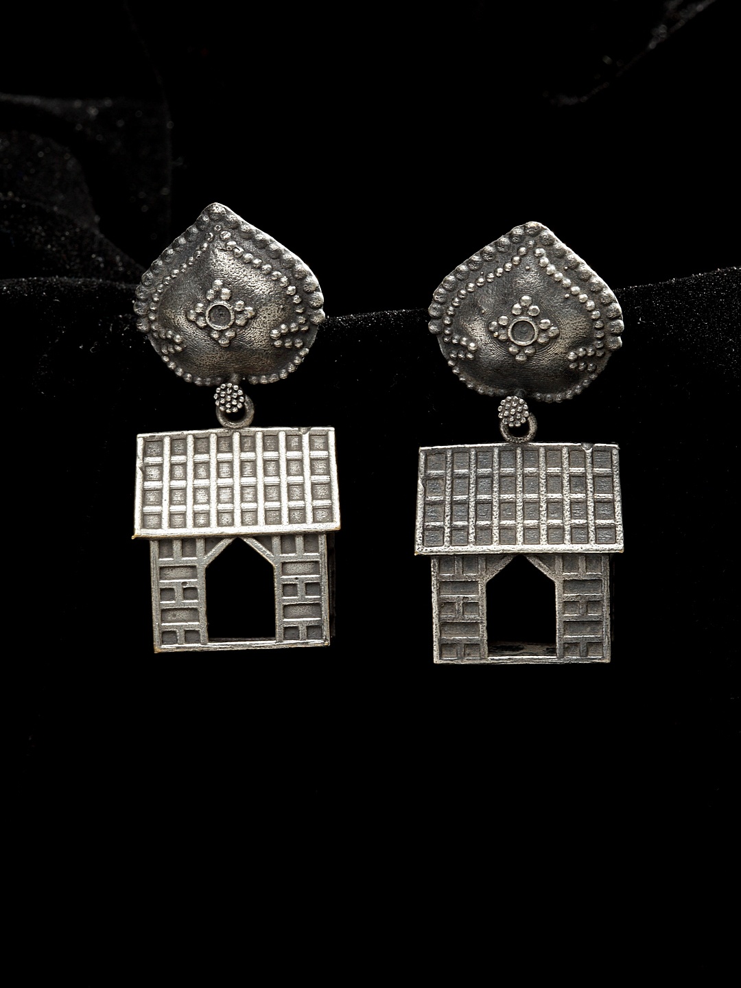 

PANASH Silver-Plated Quirky Drop Earrings