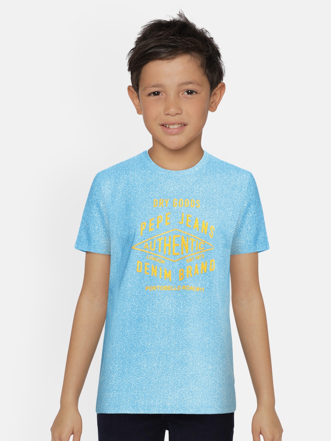 

Pepe Jeans Boys Blue Printed Round Neck T-shirt
