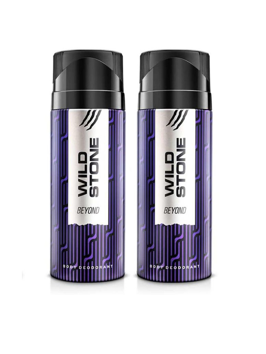 

Wild stone Men Set of 2 Beyond Body Deodorant, Black