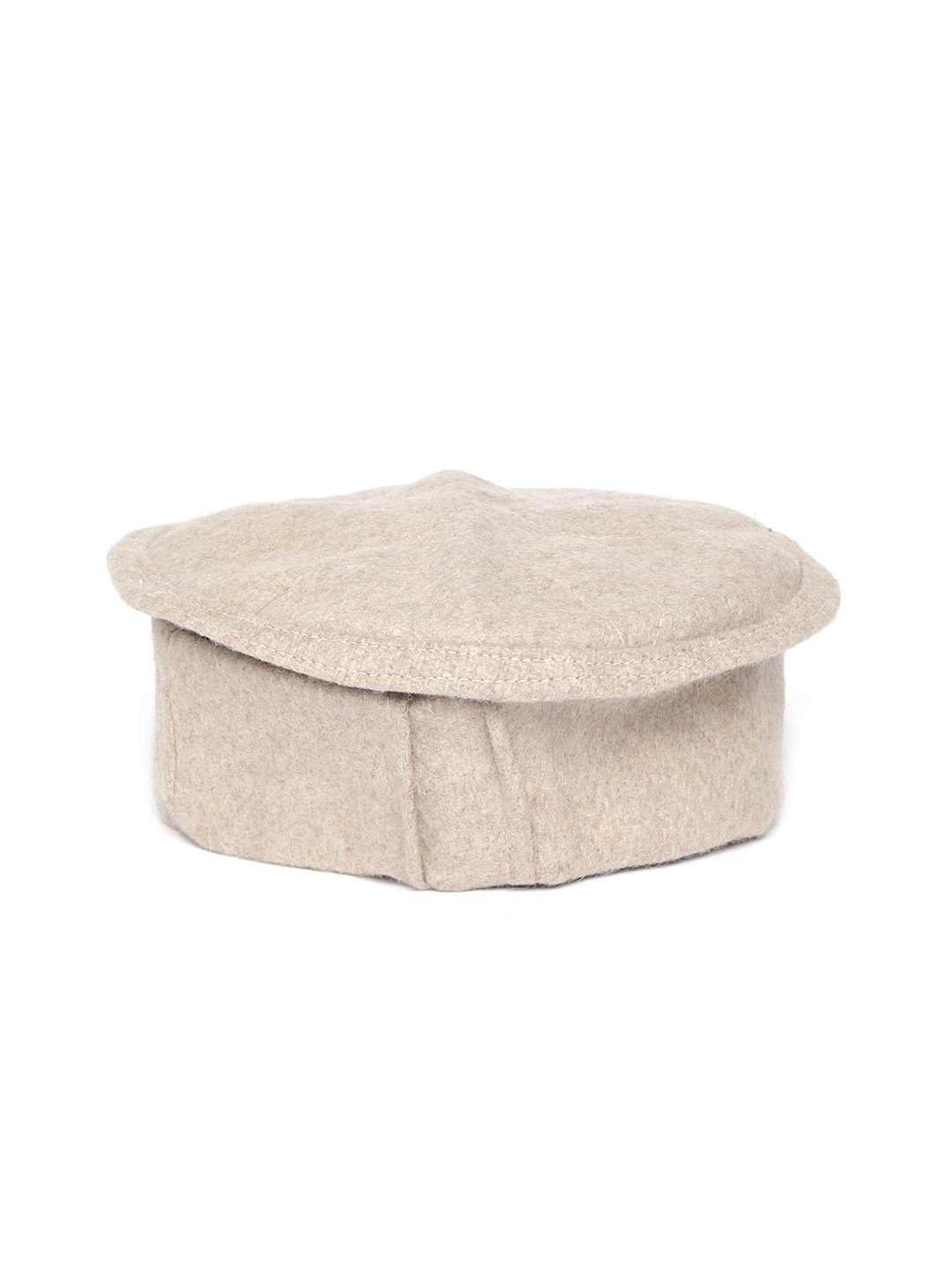 

Vastraa Fusion Unisex Beige Woollen Afghani Pakol Cap